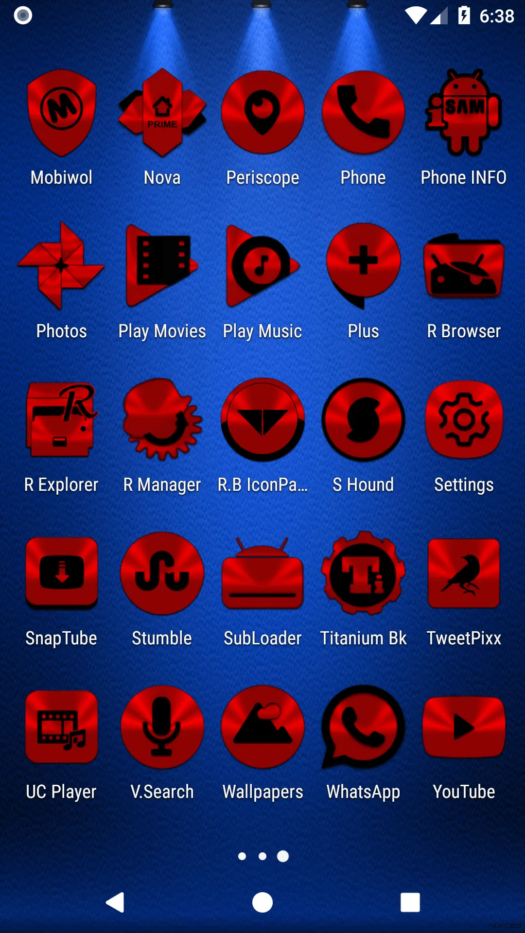 Red and Black Icon Pack | Indus Appstore | Screenshot