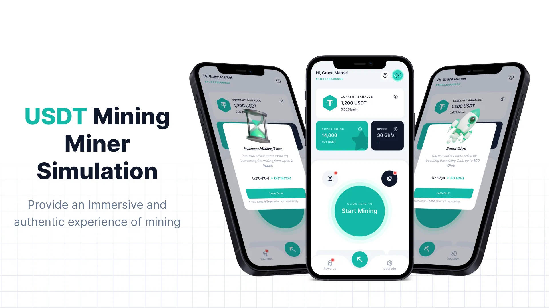 USDT Mining Miner Simulation | Indus Appstore | Screenshot