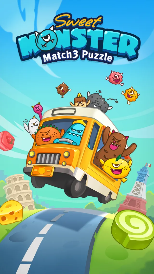 Sweet Monster Match3 Puzzle | Indus Appstore | Screenshot