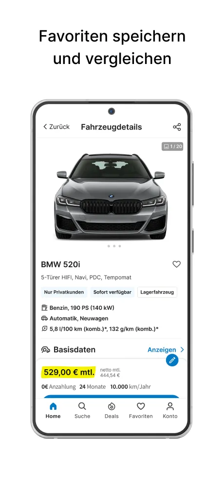 LeasingMarkt.de: Auto Leasing | Indus Appstore | Screenshot