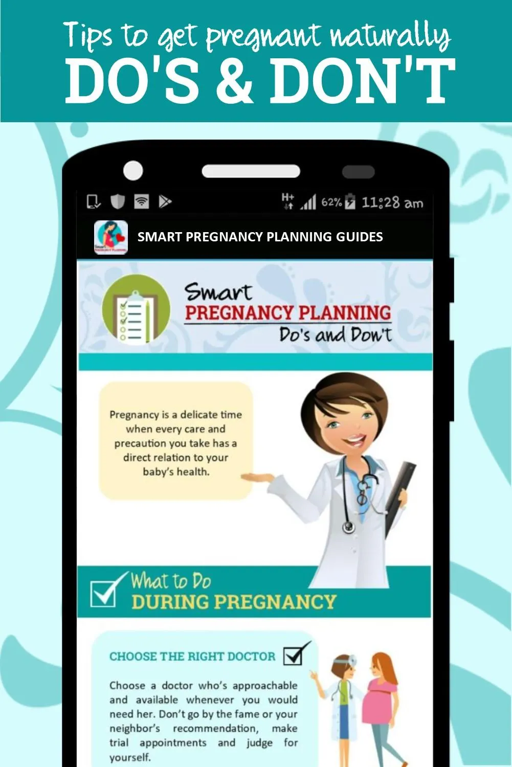 SMART PREGNANCY PLANNING GUIDE | Indus Appstore | Screenshot