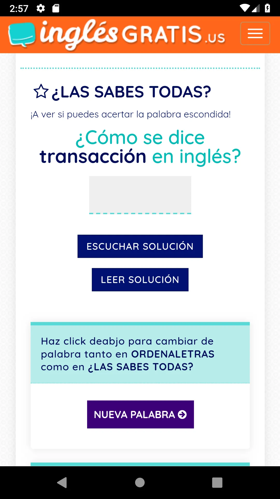 Inglés Gratis | Indus Appstore | Screenshot