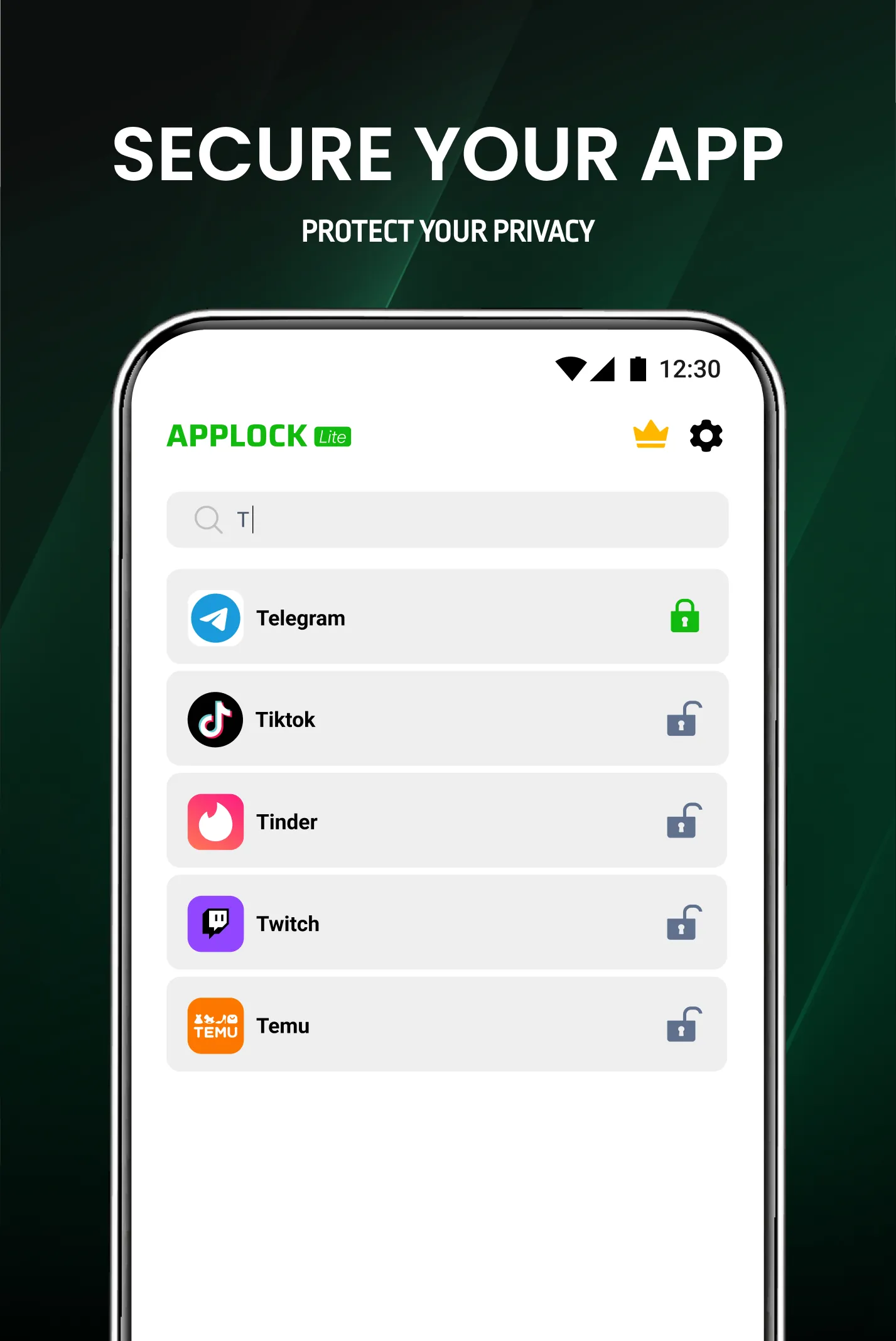 Applock Lite - Fingerprint | Indus Appstore | Screenshot