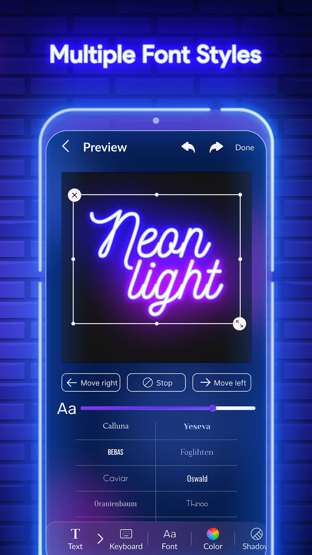 Lightboard:Scrolling Neon Text | Indus Appstore | Screenshot