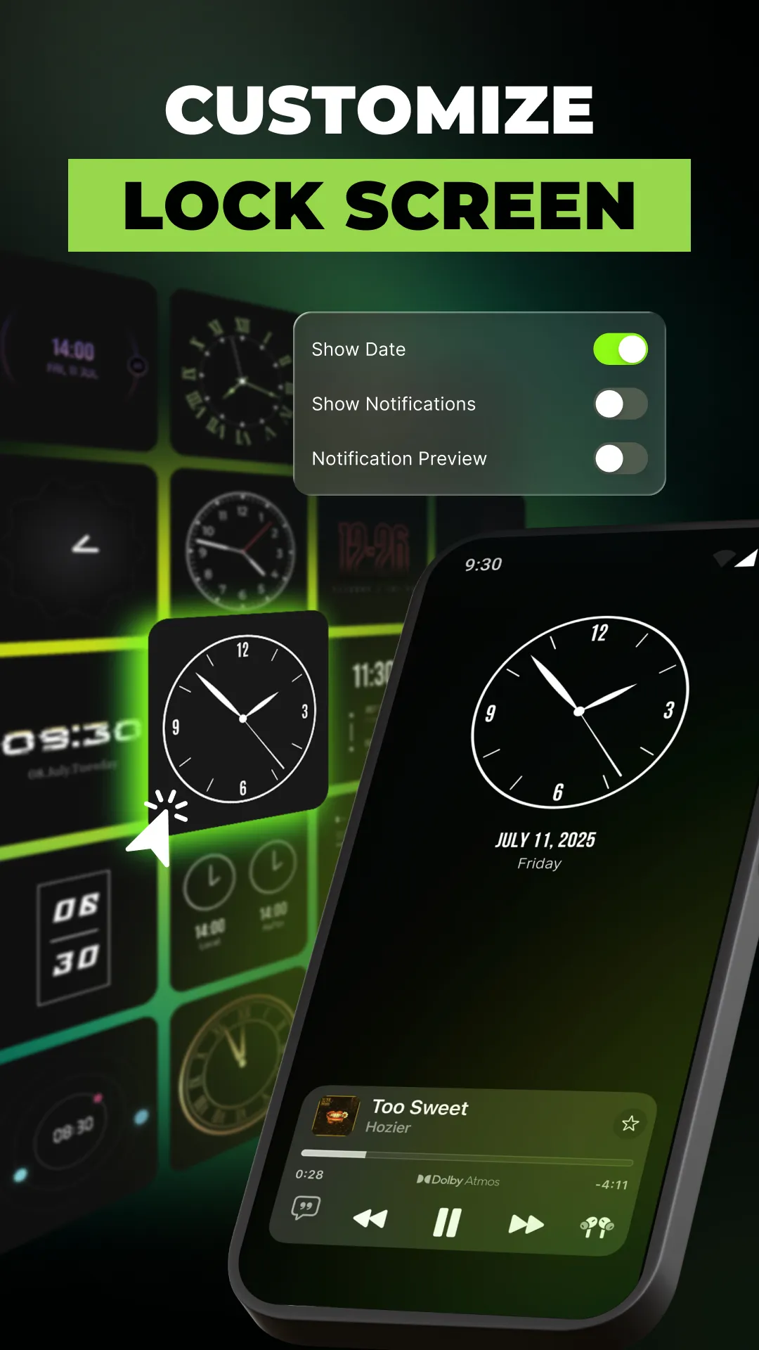 AOD Clock: Always On Display | Indus Appstore | Screenshot