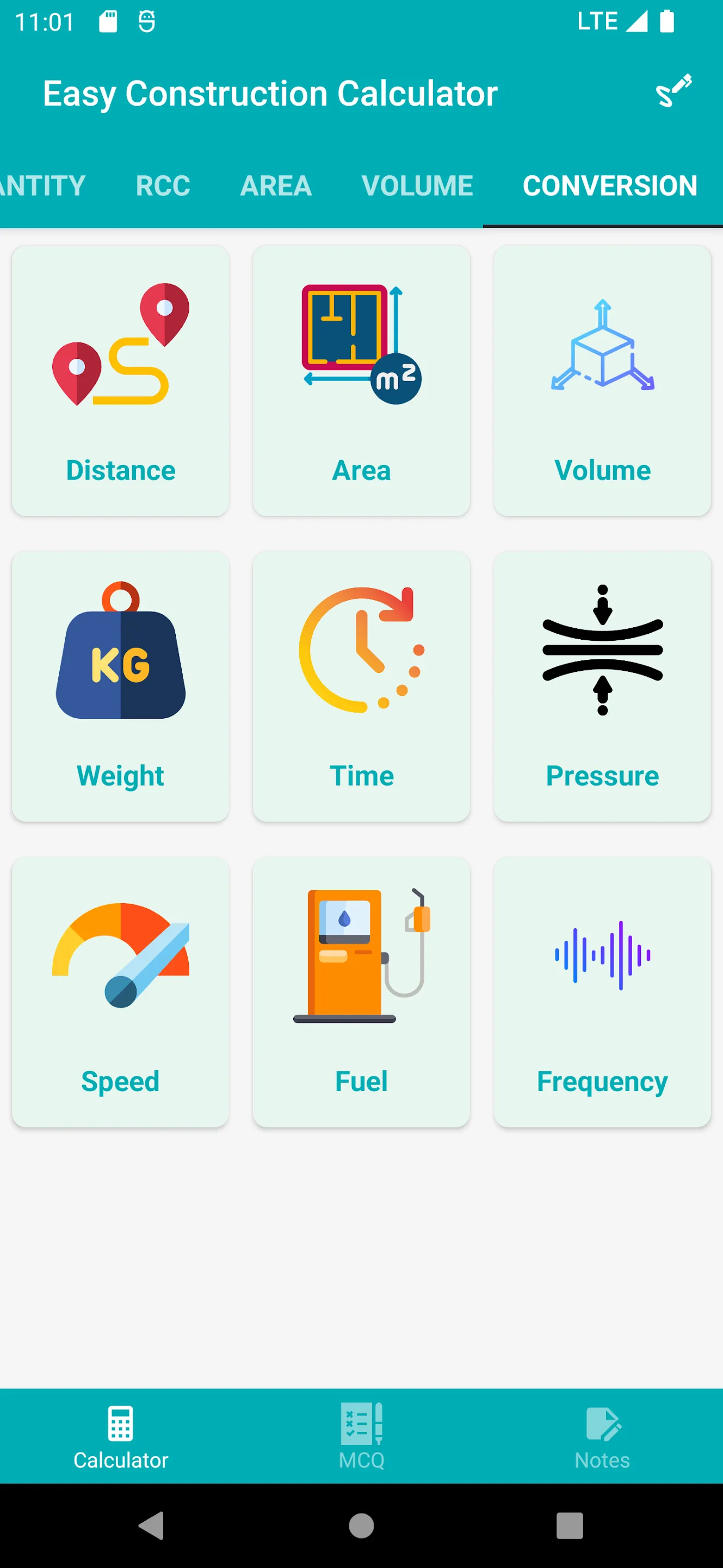 Easy Construction Calculator | Indus Appstore | Screenshot