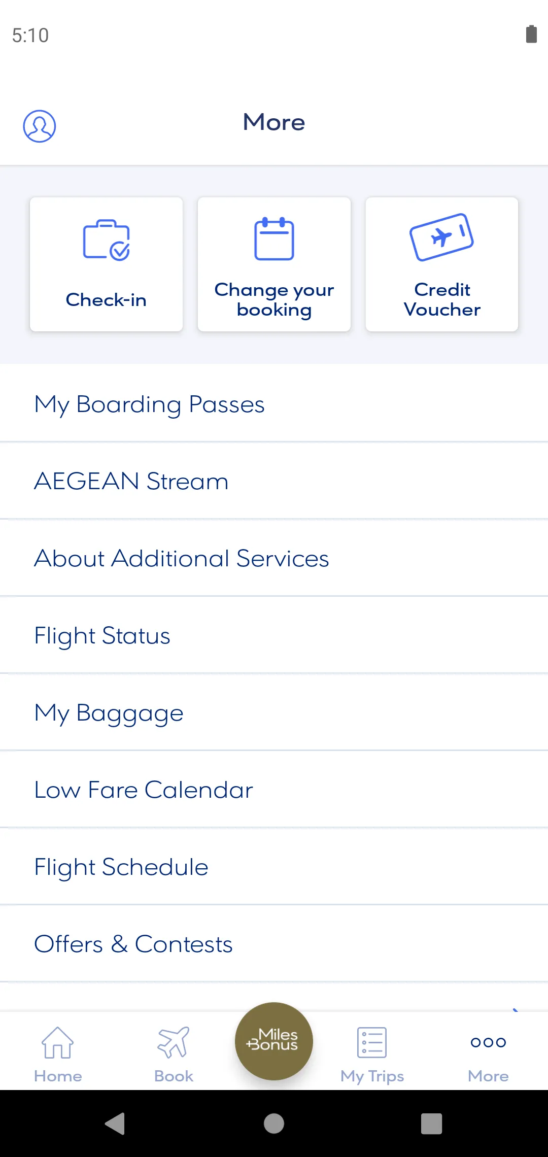 Aegean Airlines | Indus Appstore | Screenshot