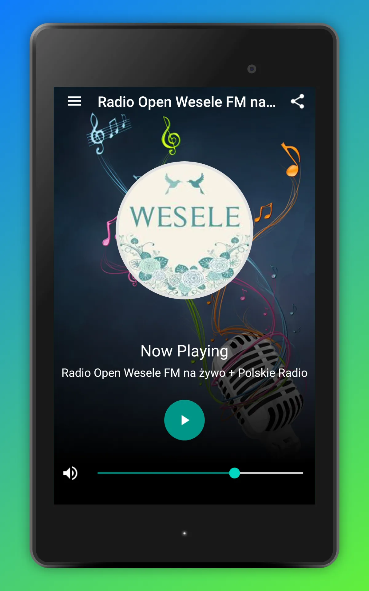 Open FM Radio Wesele App PL | Indus Appstore | Screenshot