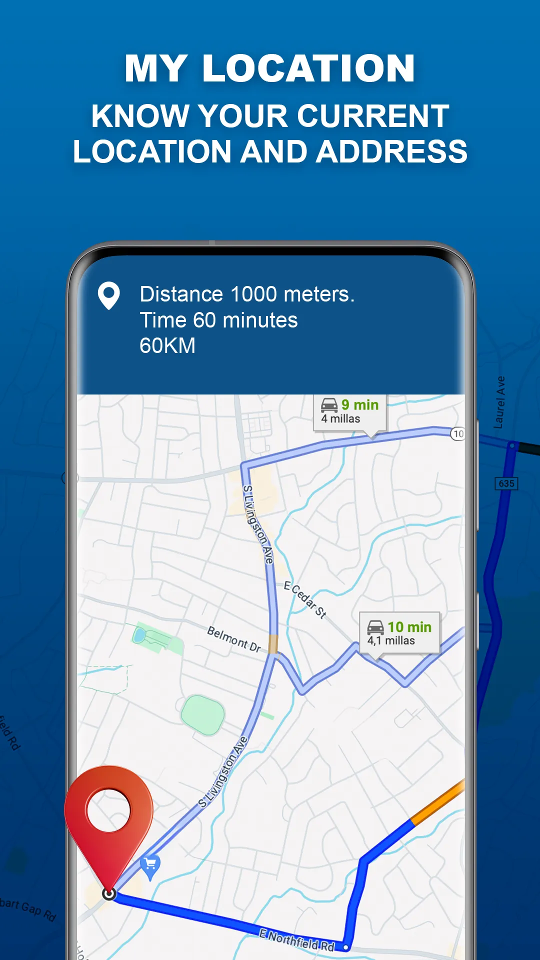 GPS Navigation: Road Map Route | Indus Appstore | Screenshot