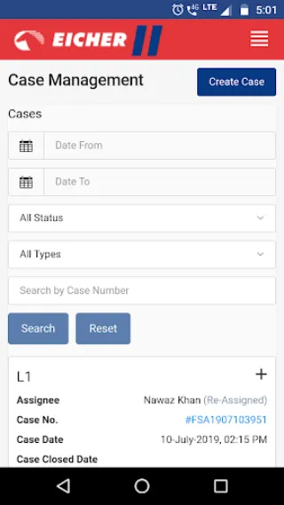 Eicher Uptime | Indus Appstore | Screenshot