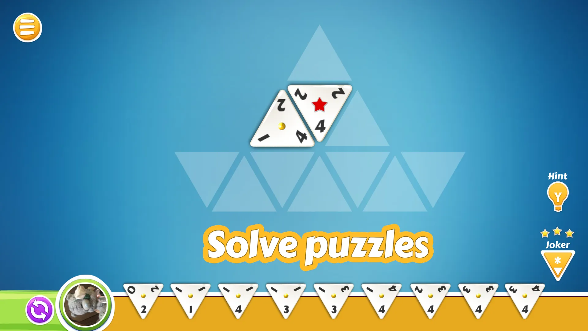 Triominos, Triangular Dominoes | Indus Appstore | Screenshot