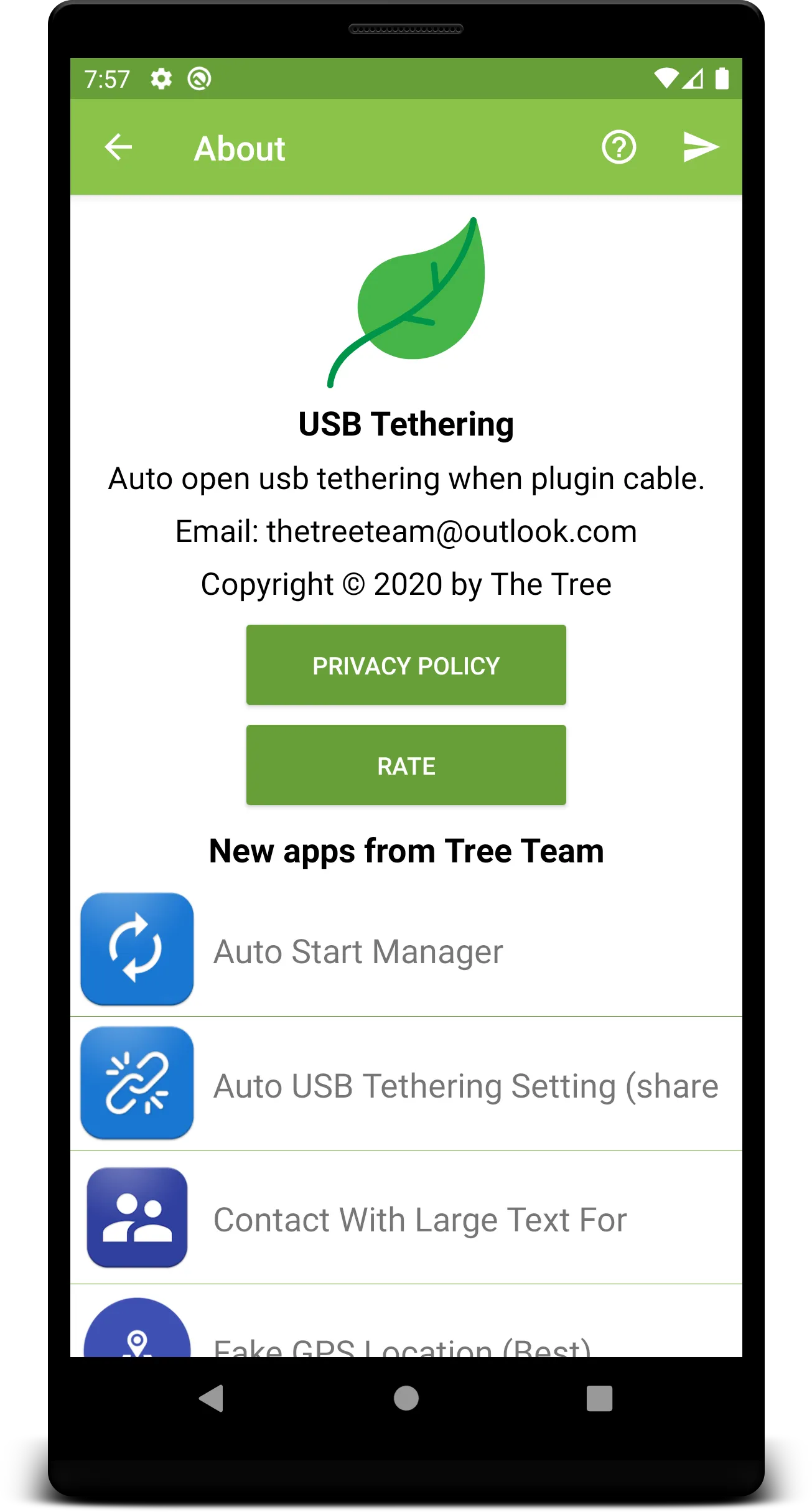 Auto USB Tethering | Indus Appstore | Screenshot