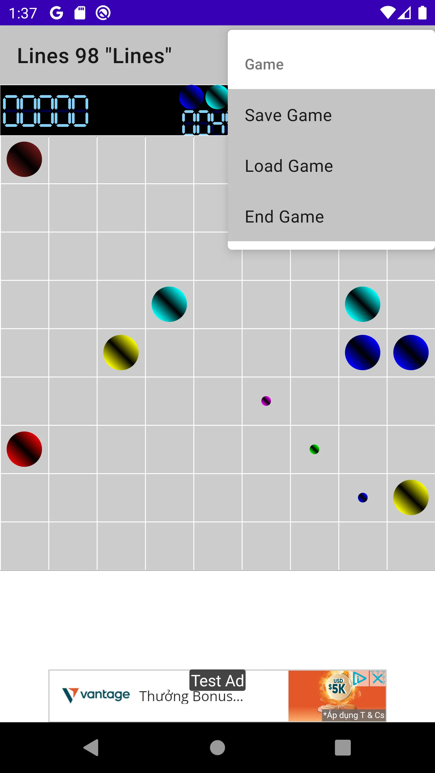 Lines 98 - The classic game | Indus Appstore | Screenshot