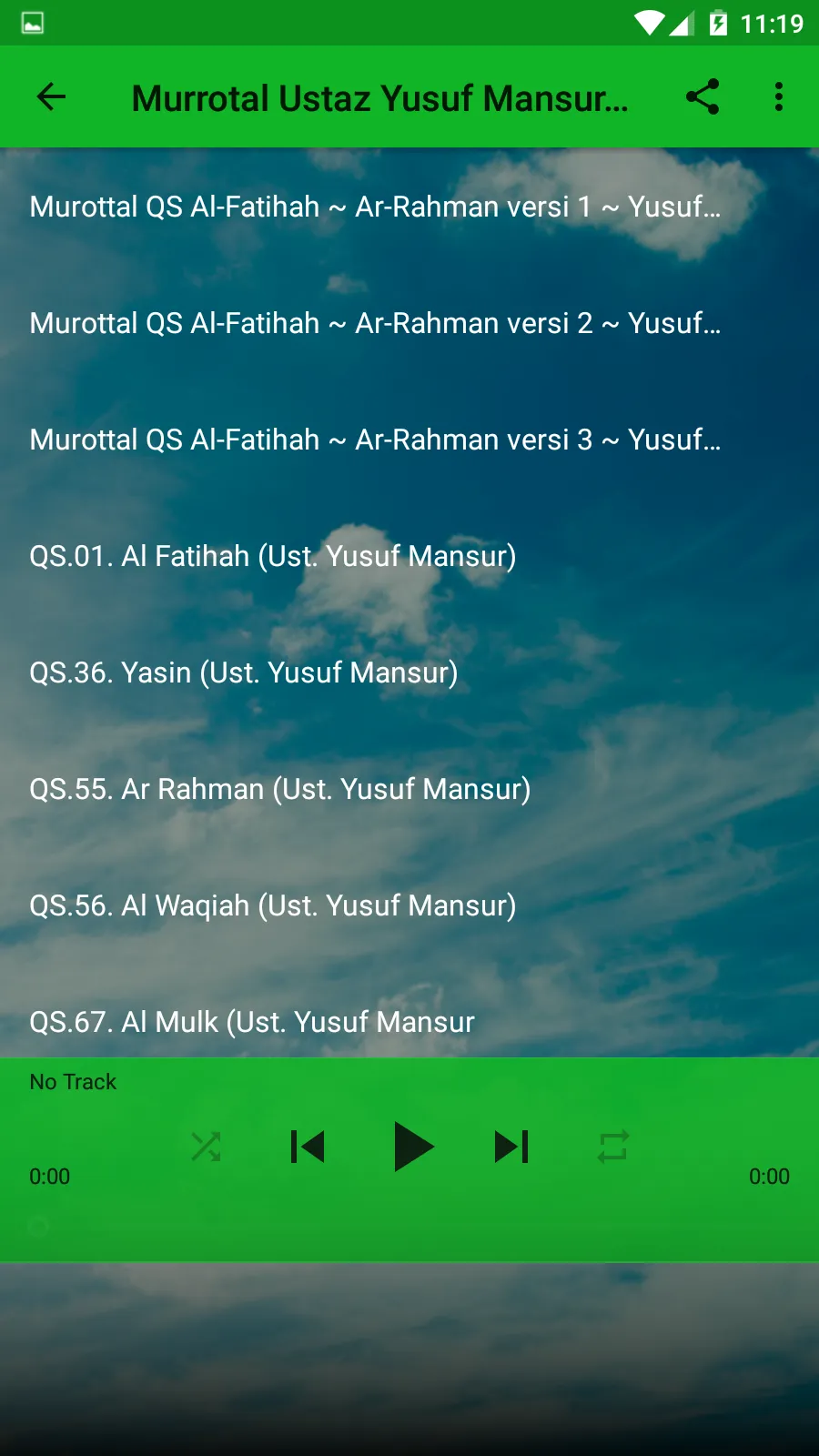 Murottal Ustadz Yusuf Mansur | Indus Appstore | Screenshot