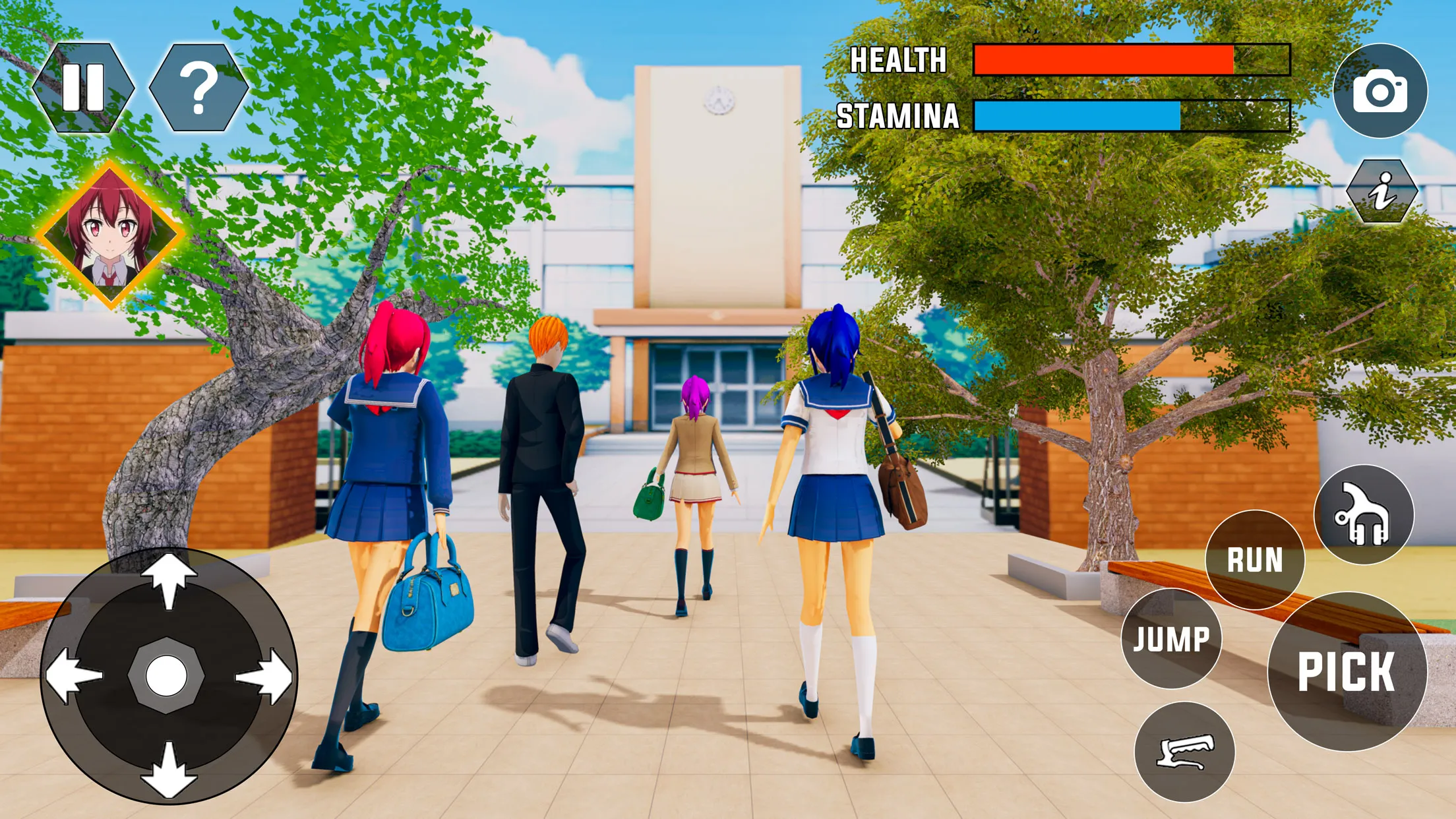 Virtual School Girl Life Sim | Indus Appstore | Screenshot