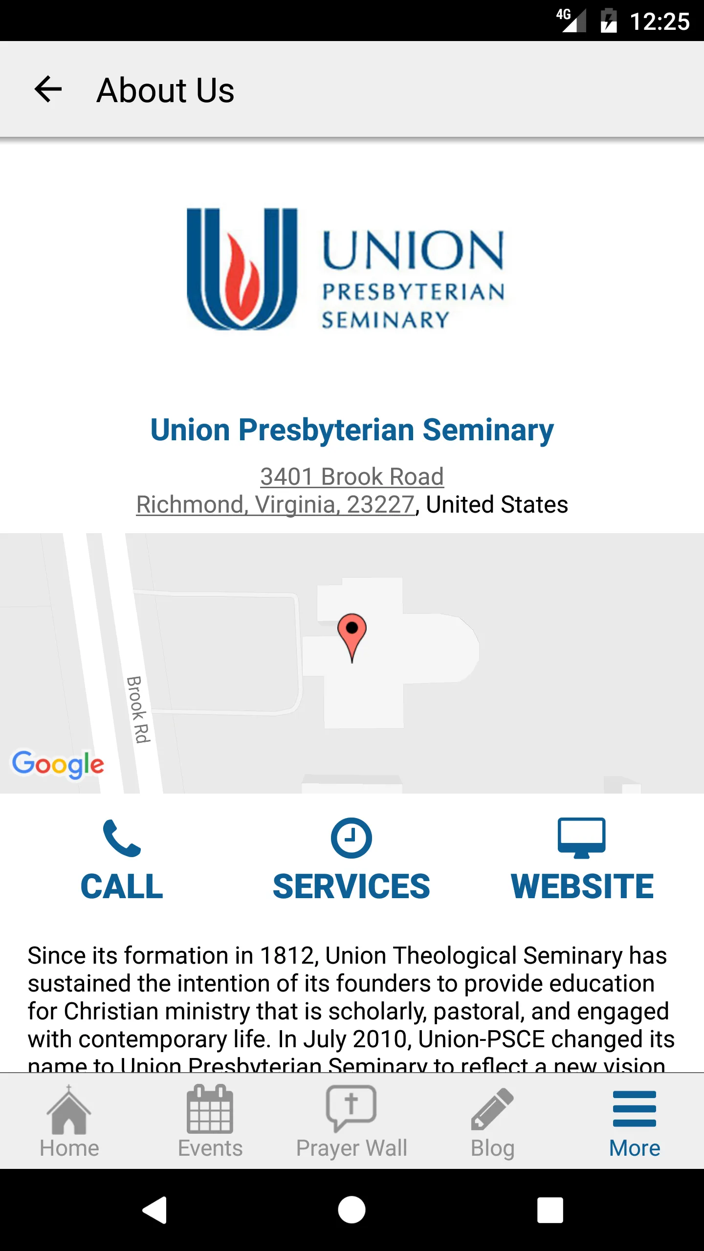 Union Presbyterian Seminary | Indus Appstore | Screenshot