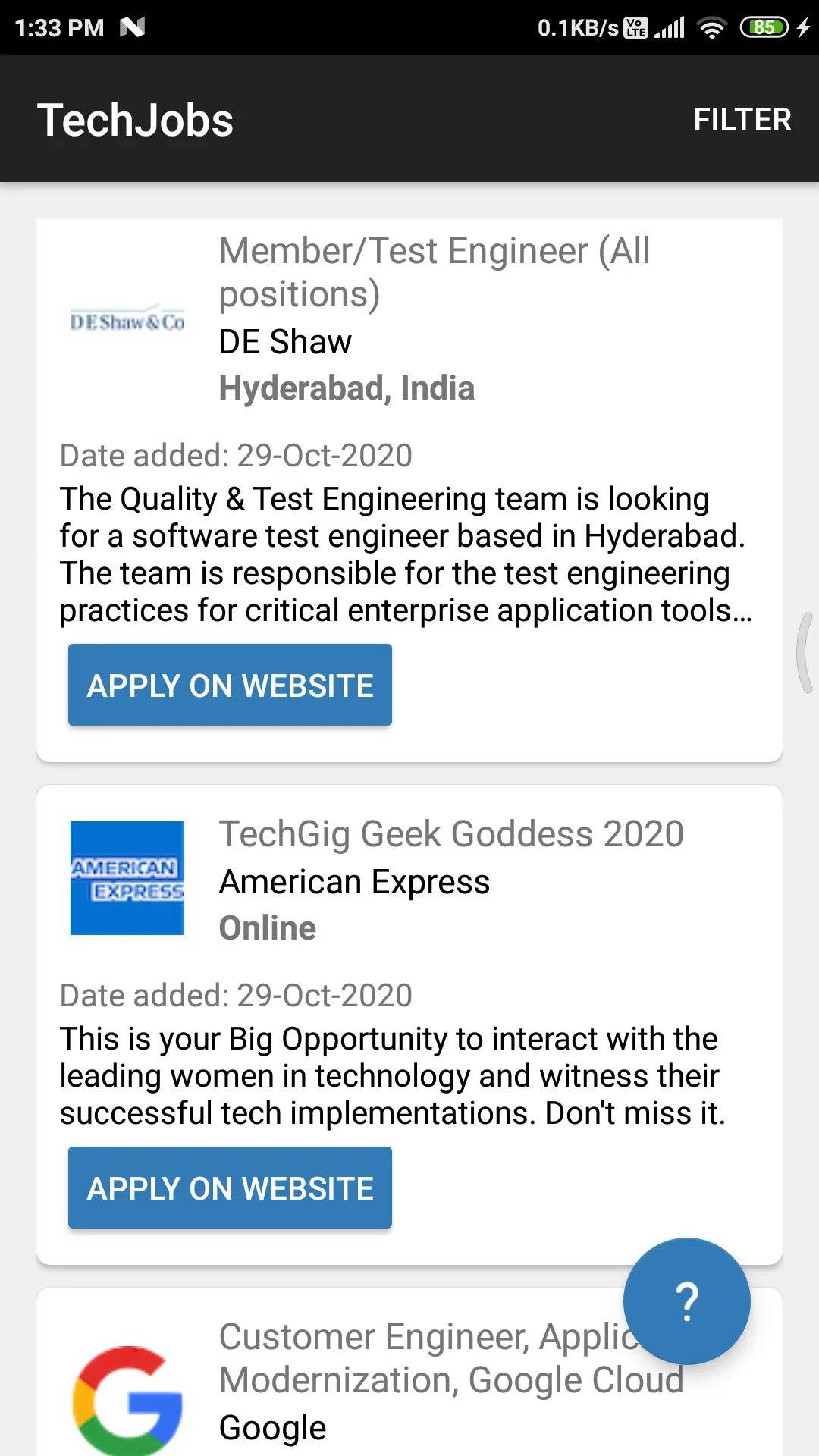 TechJobs | Indus Appstore | Screenshot