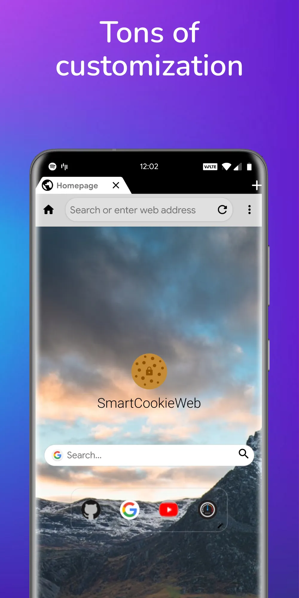 SmartCookieWeb Privacy Browser | Indus Appstore | Screenshot