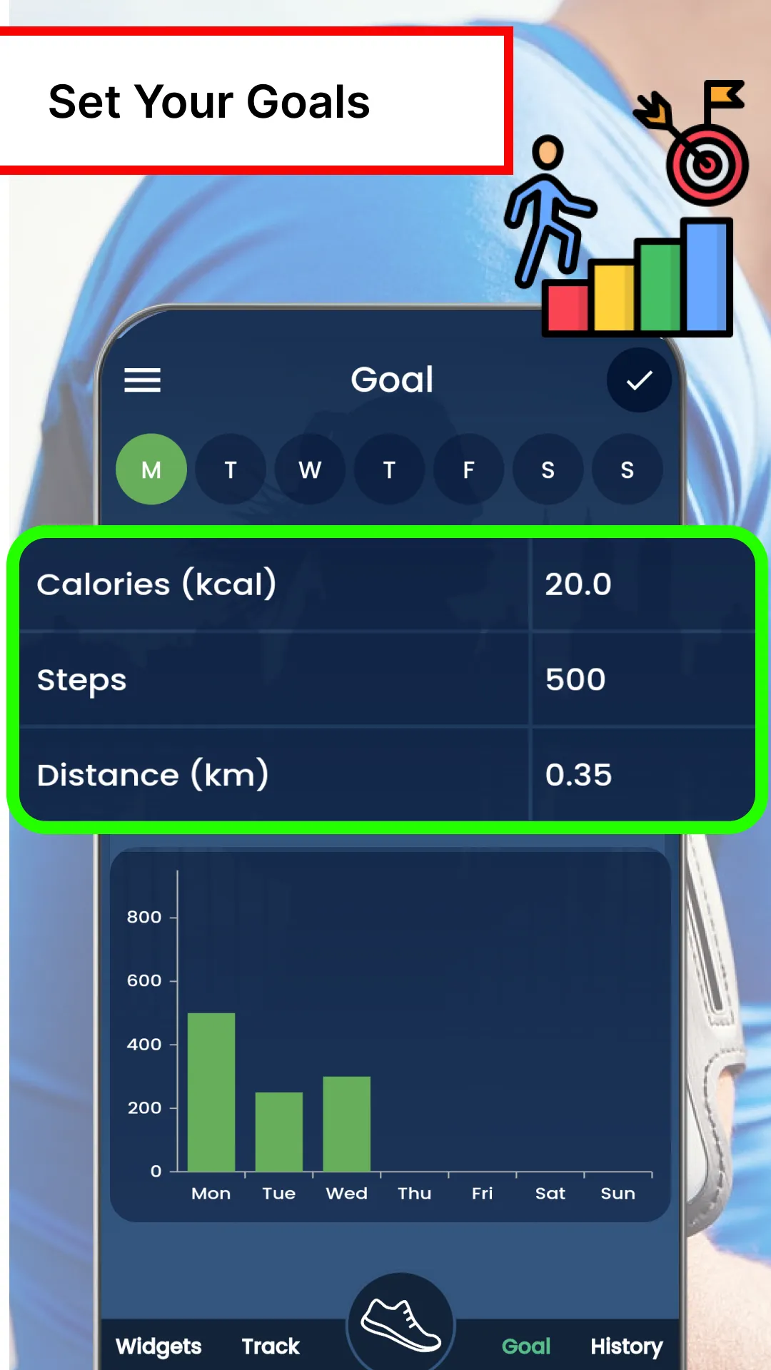 Pacer Pedometer Step Counter | Indus Appstore | Screenshot