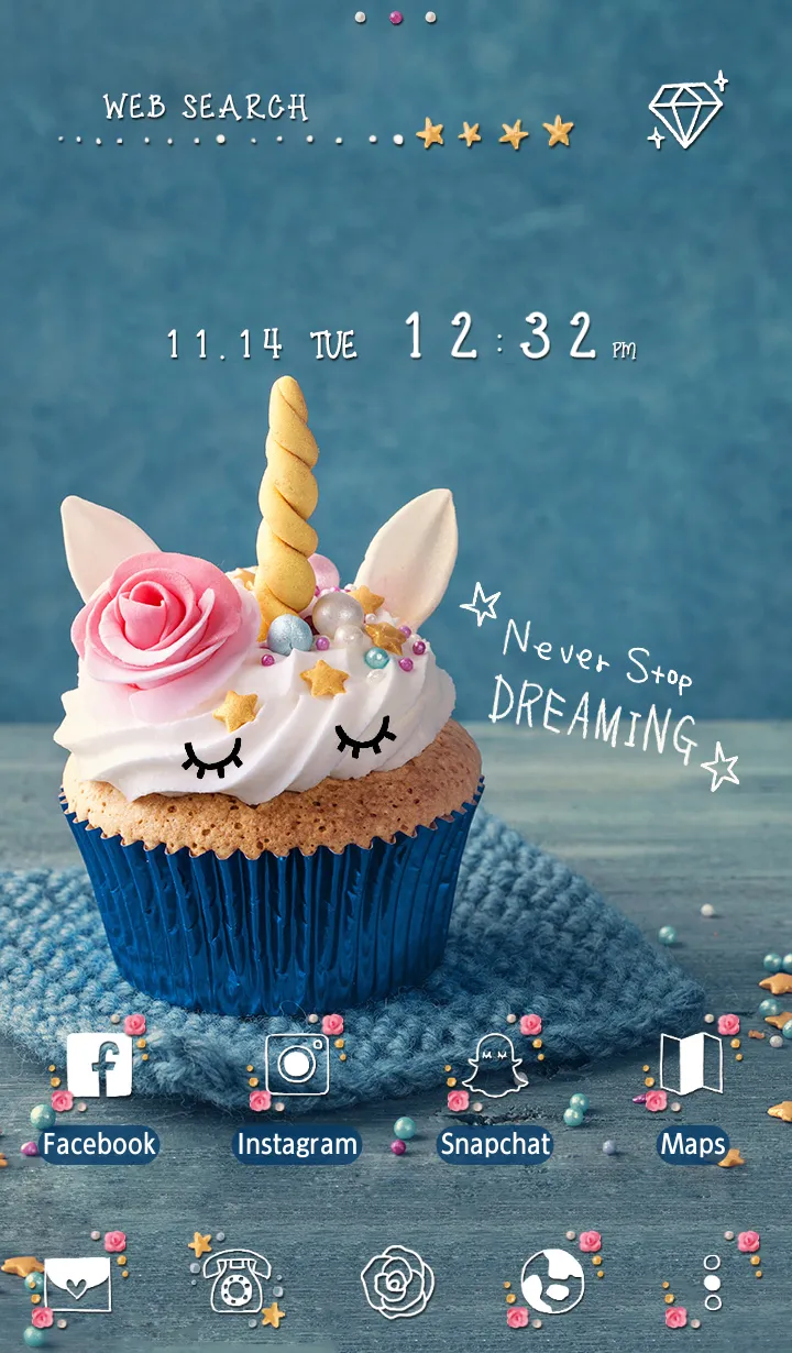 Unicorn CupcakeTheme | Indus Appstore | Screenshot