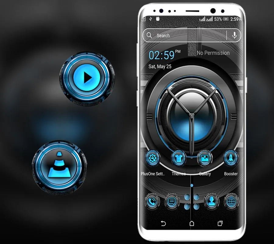 Techno Vault Launcher Theme | Indus Appstore | Screenshot