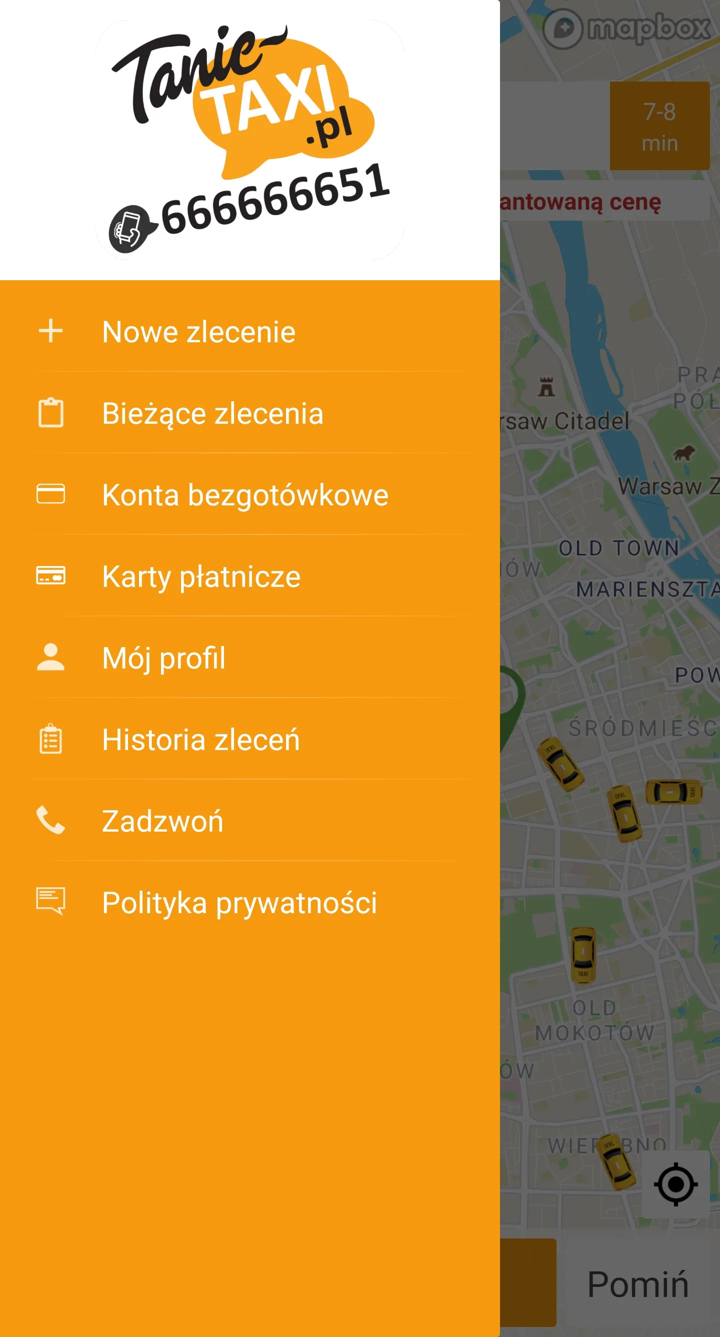 Tanie-Taxi | Indus Appstore | Screenshot