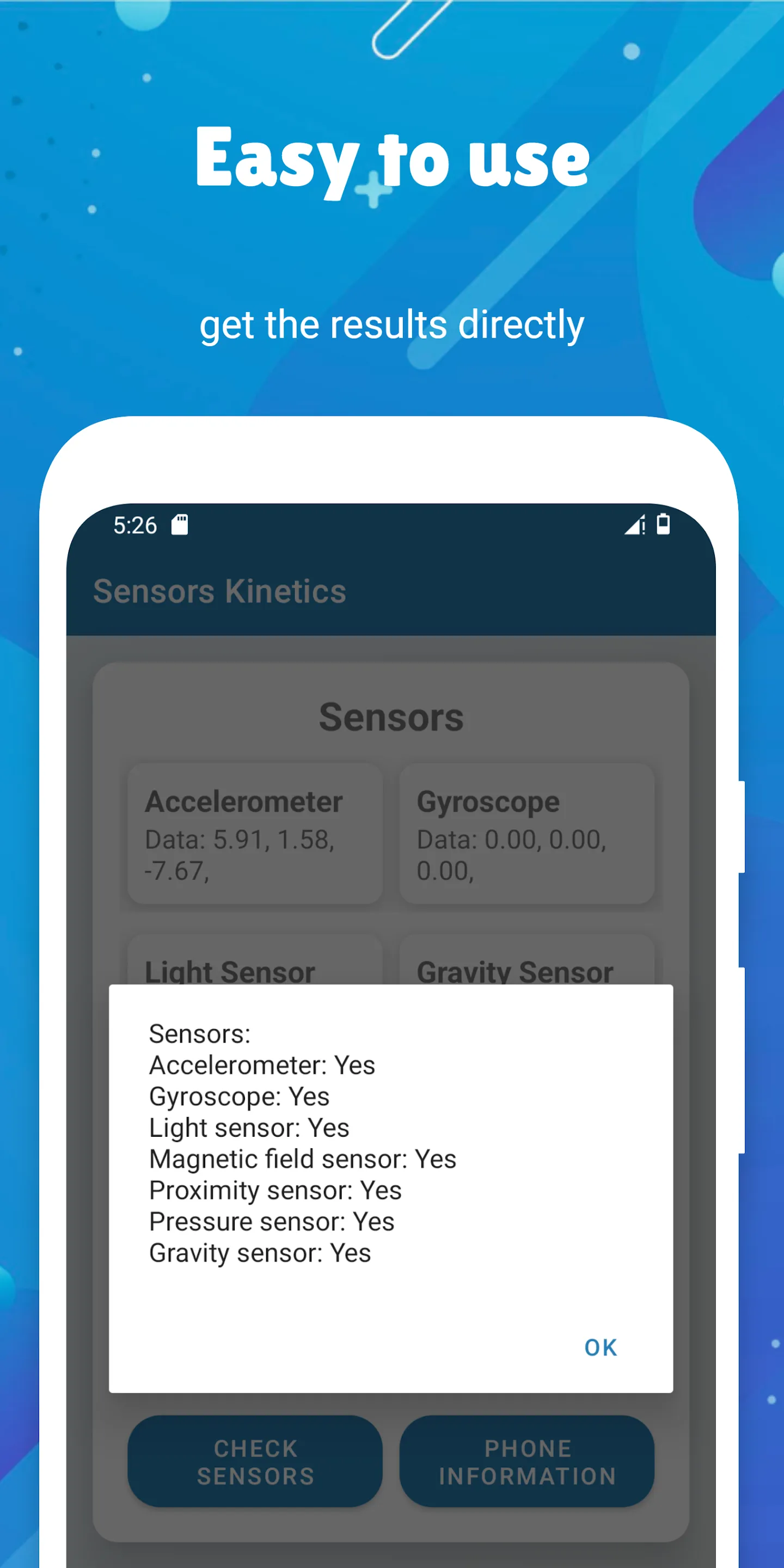 Sensor Kinetics | Indus Appstore | Screenshot