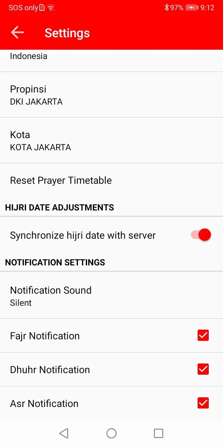 Jadwal Sholat - Kiblat & Adzan | Indus Appstore | Screenshot