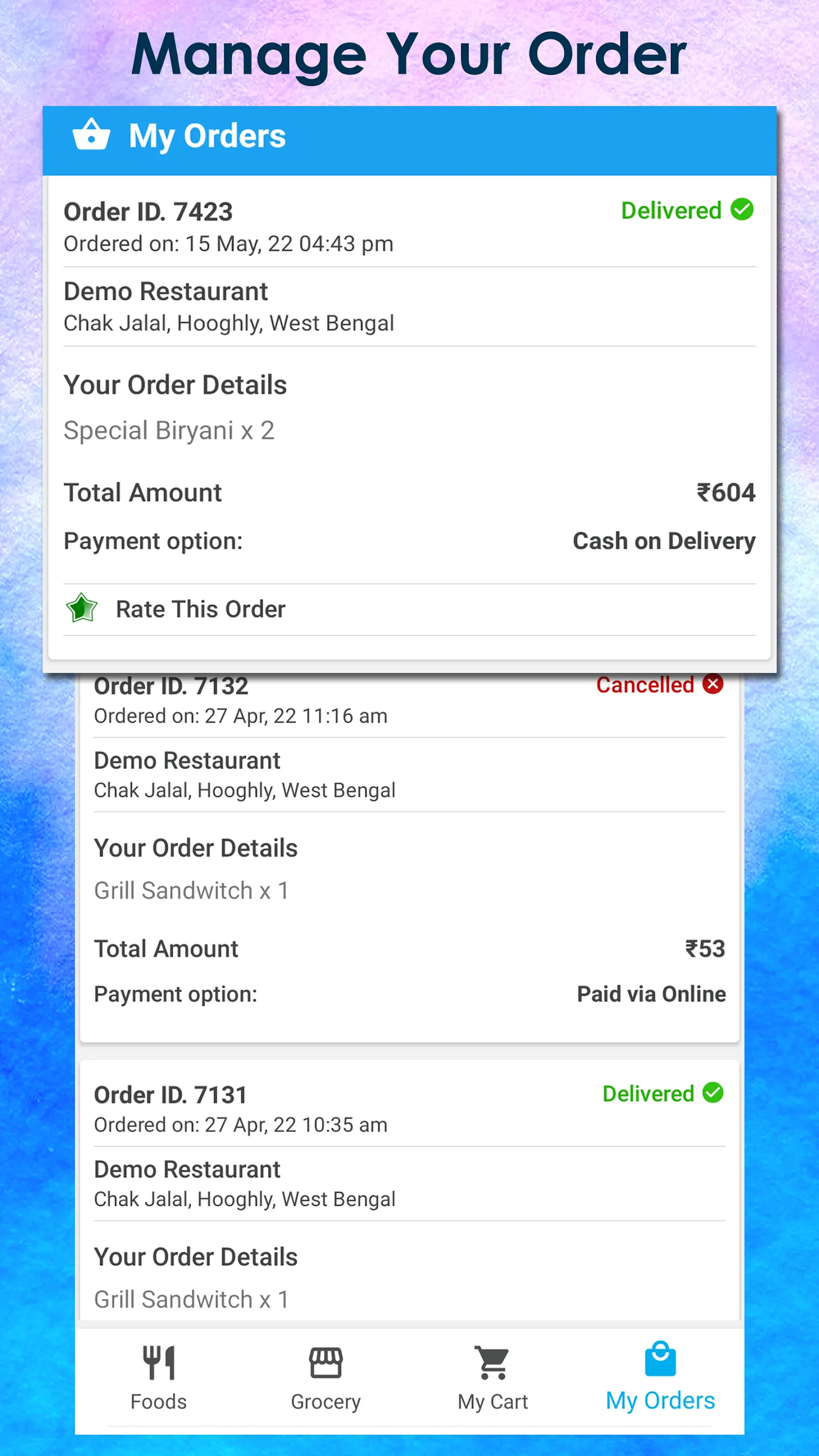 Bafets Food & Grocery Delivery | Indus Appstore | Screenshot