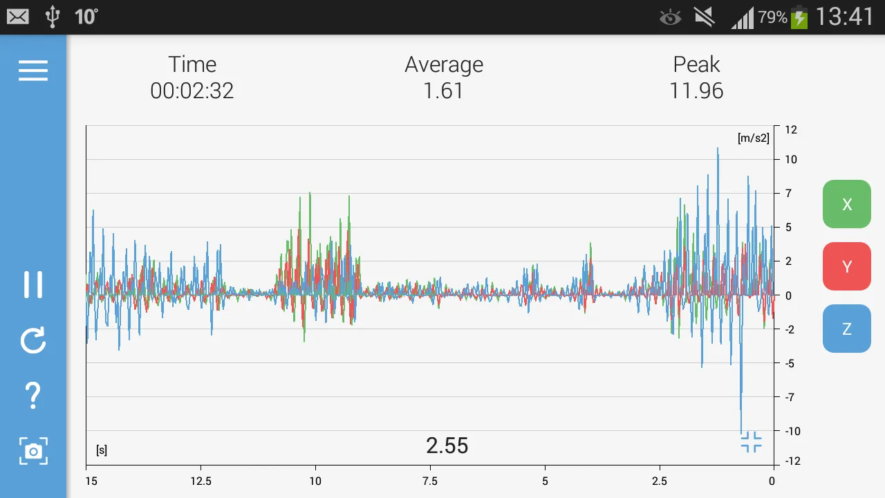 Vibration Meter | Indus Appstore | Screenshot