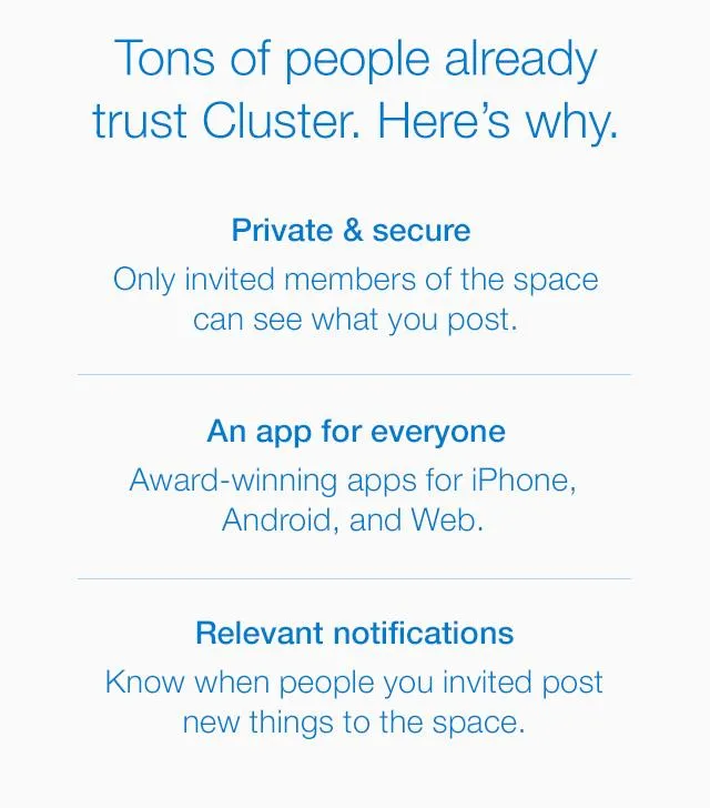 Cluster | Indus Appstore | Screenshot