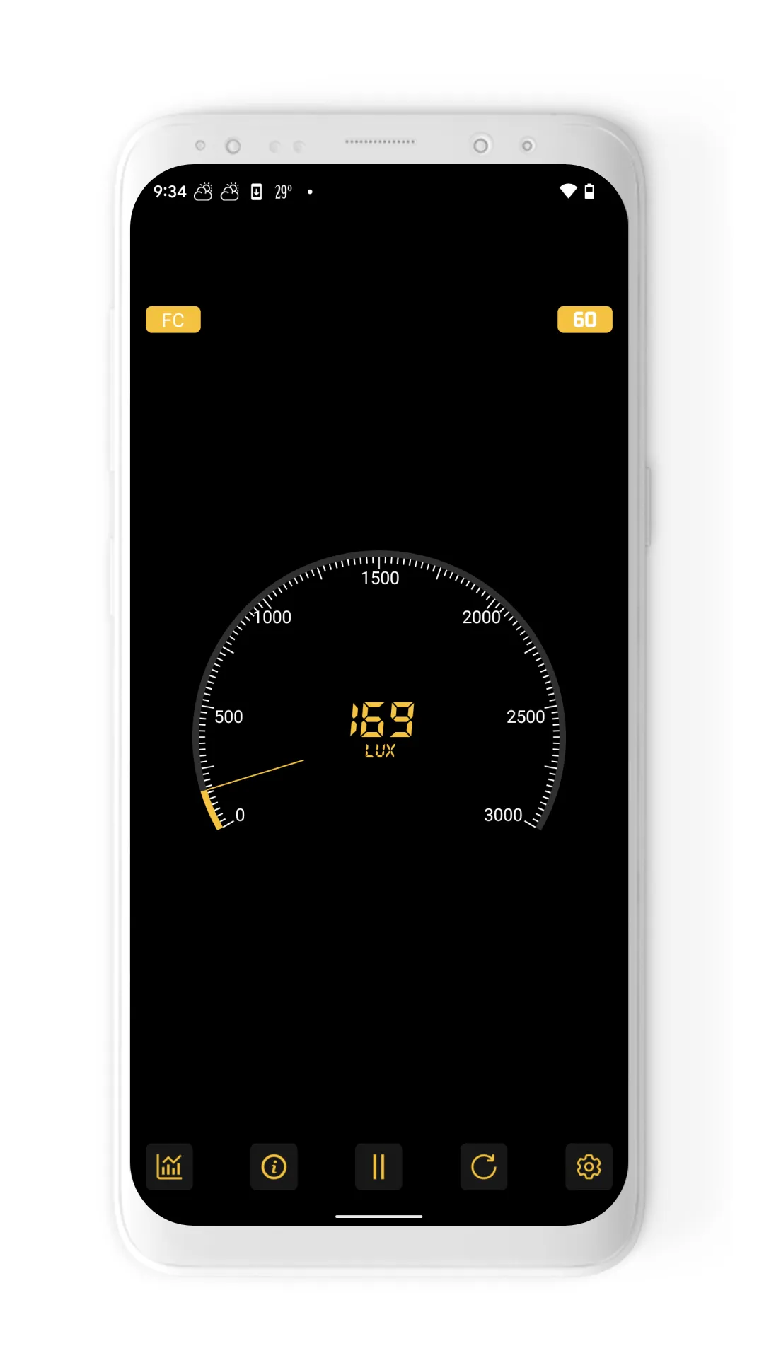 Light Meter - Lux Meter | Indus Appstore | Screenshot