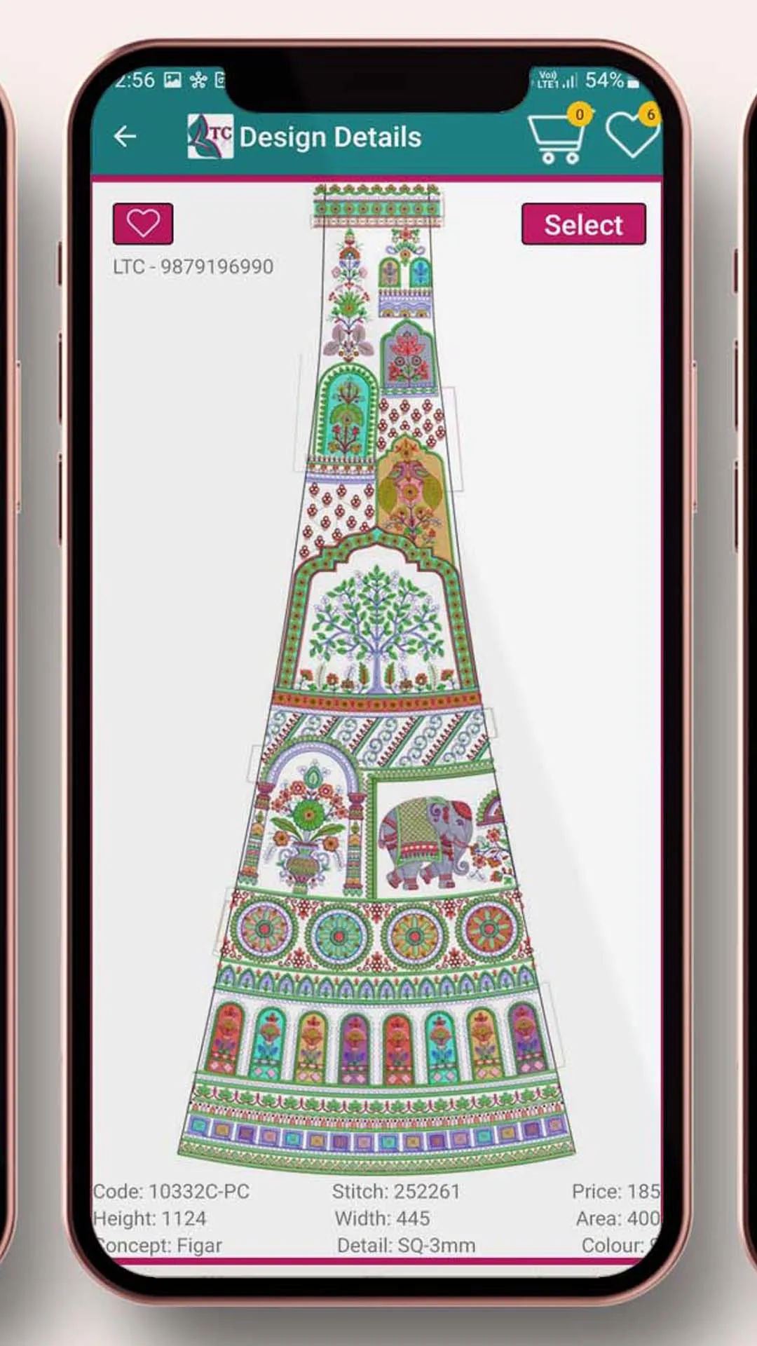 LTC Embroidery Design | Indus Appstore | Screenshot