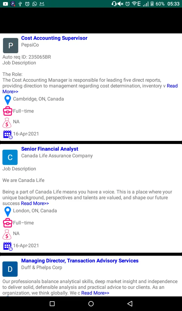 Canada Jobs | Indus Appstore | Screenshot