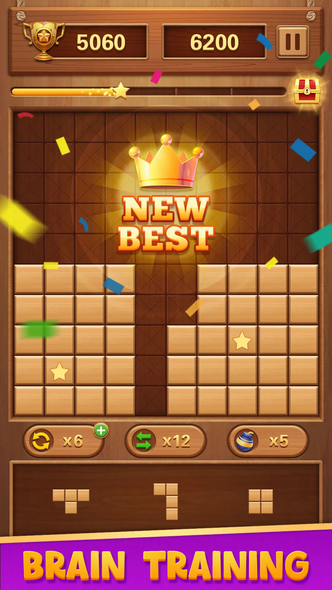 Block Puzzle Wood Blast | Indus Appstore | Screenshot