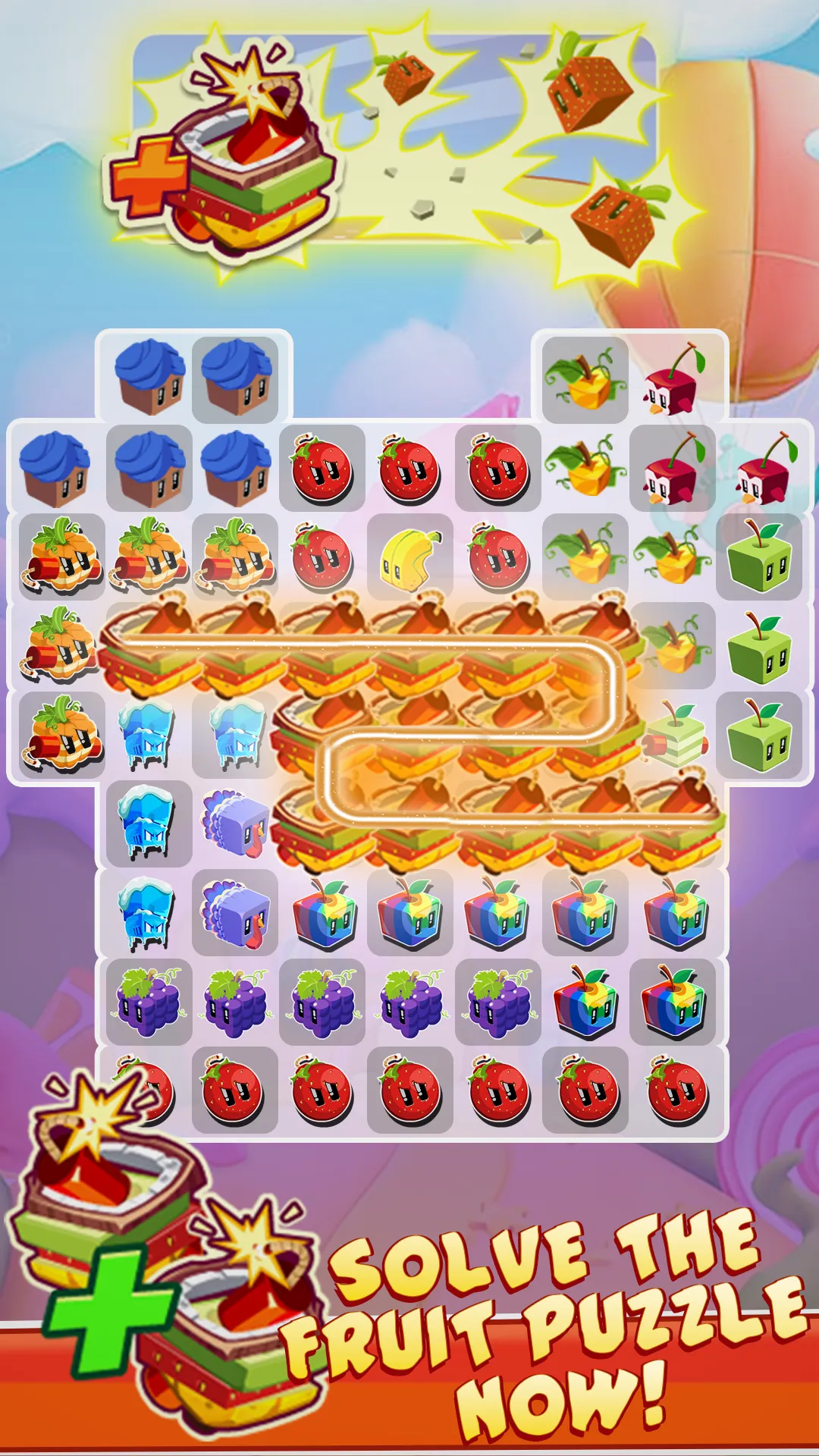 Juice cube: Match 3 Fruit Game | Indus Appstore | Screenshot