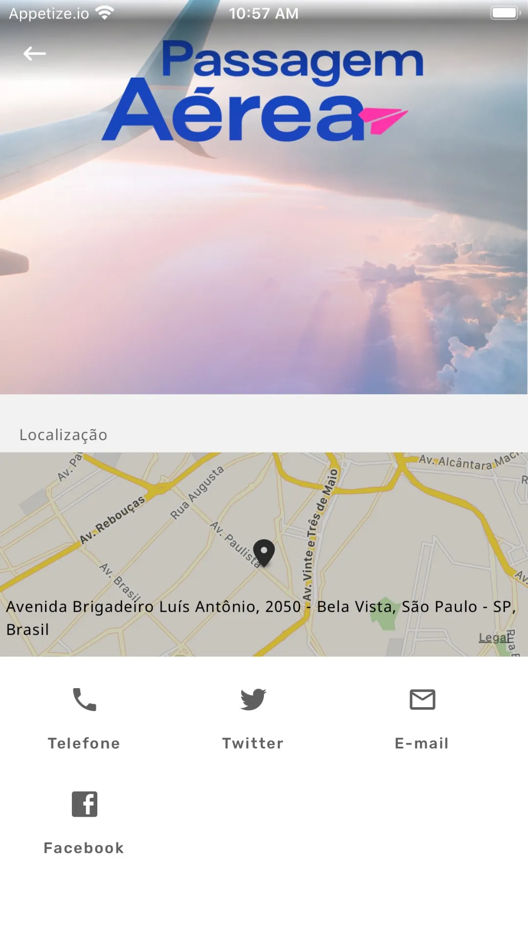 Passagem Aérea | Indus Appstore | Screenshot