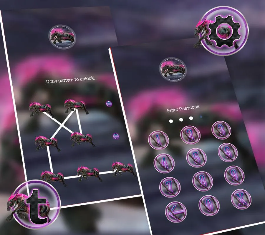 Abstract Horse Launcher Theme | Indus Appstore | Screenshot