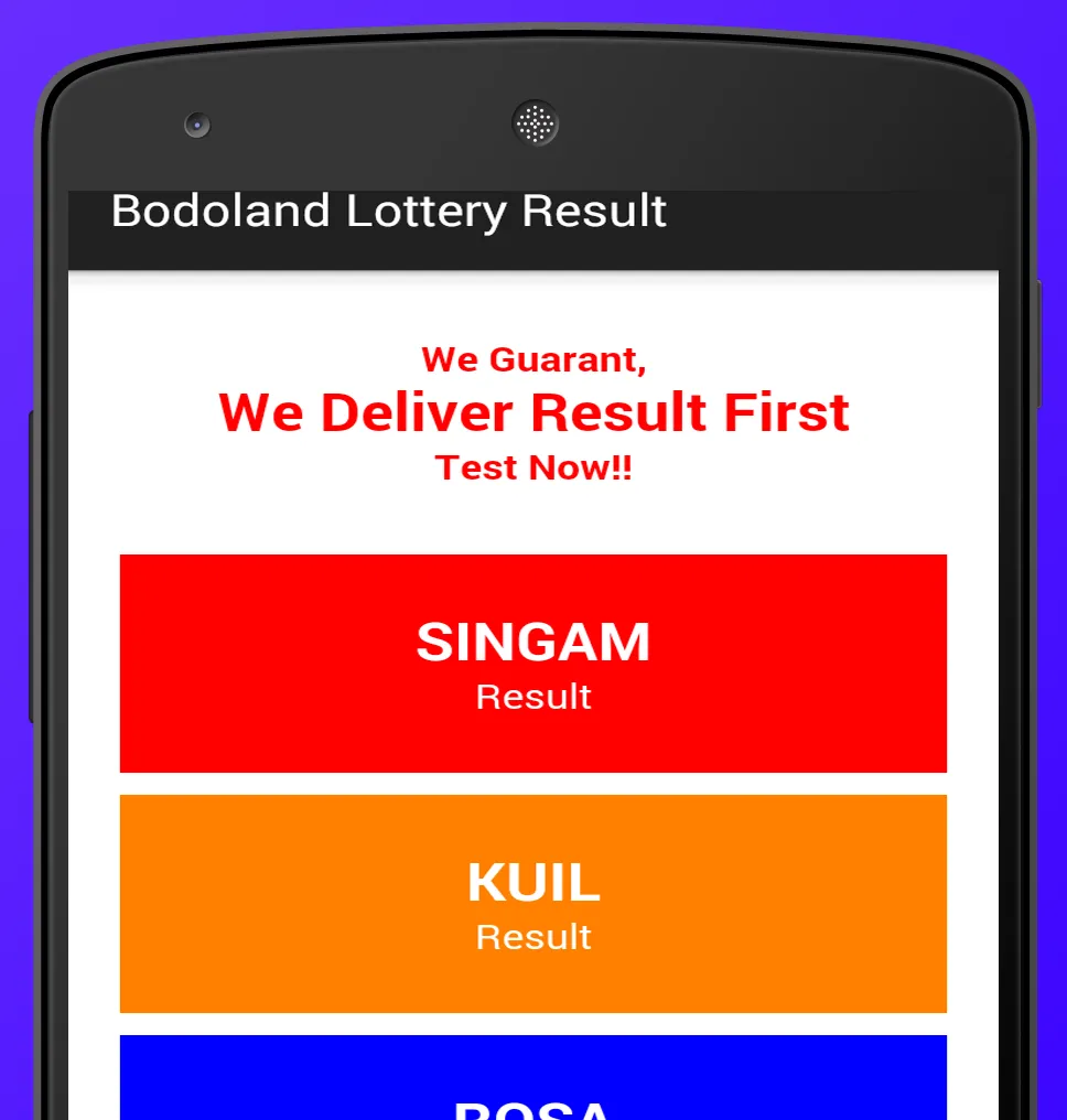 LiveG Lottery Result - Bodo | Indus Appstore | Screenshot