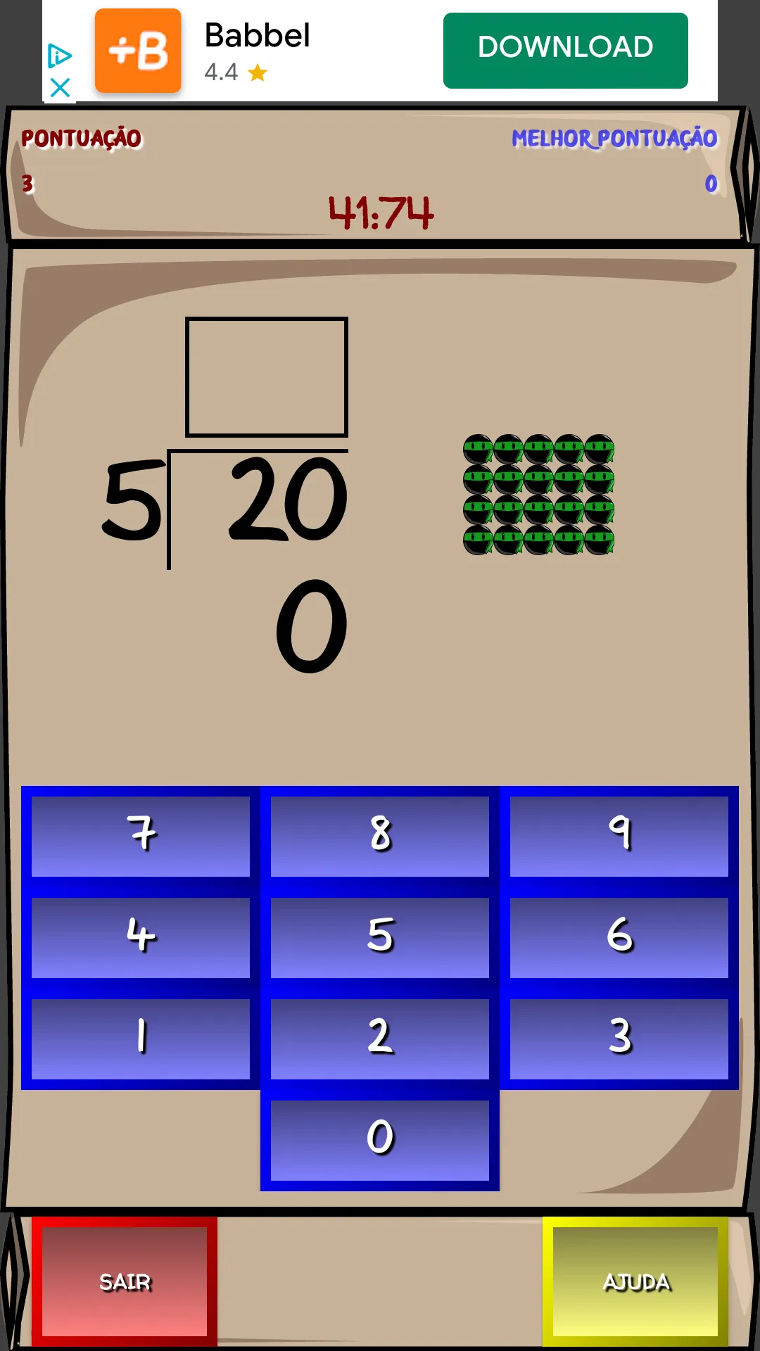 Multiplication Ninja | Indus Appstore | Screenshot