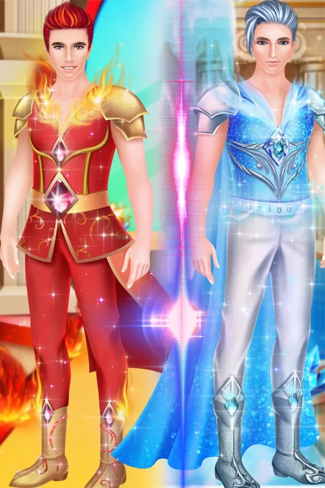 Ice VS Fire Princess Makeup | Indus Appstore | Screenshot