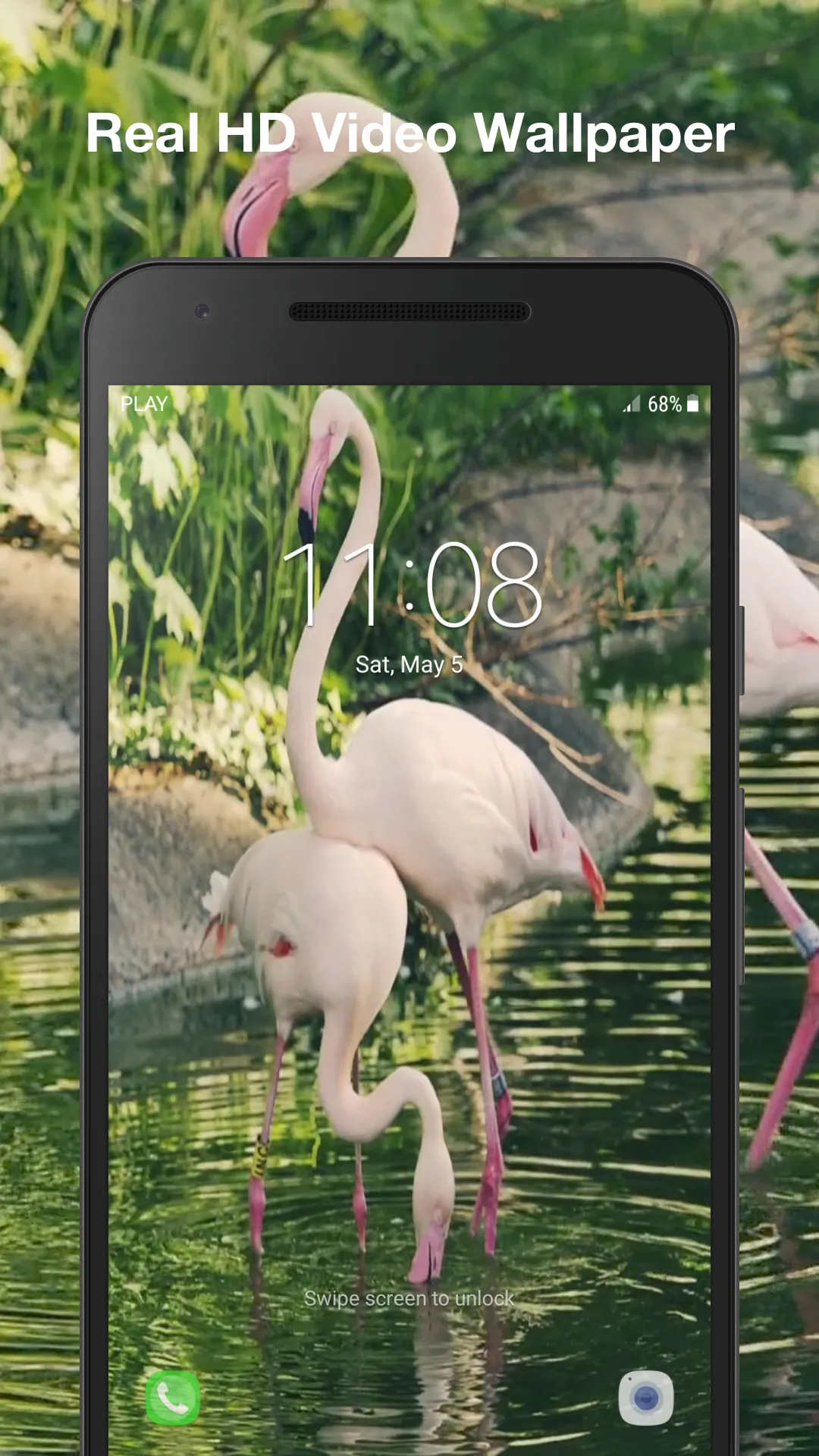 Flamingo Live Wallpaper | Indus Appstore | Screenshot