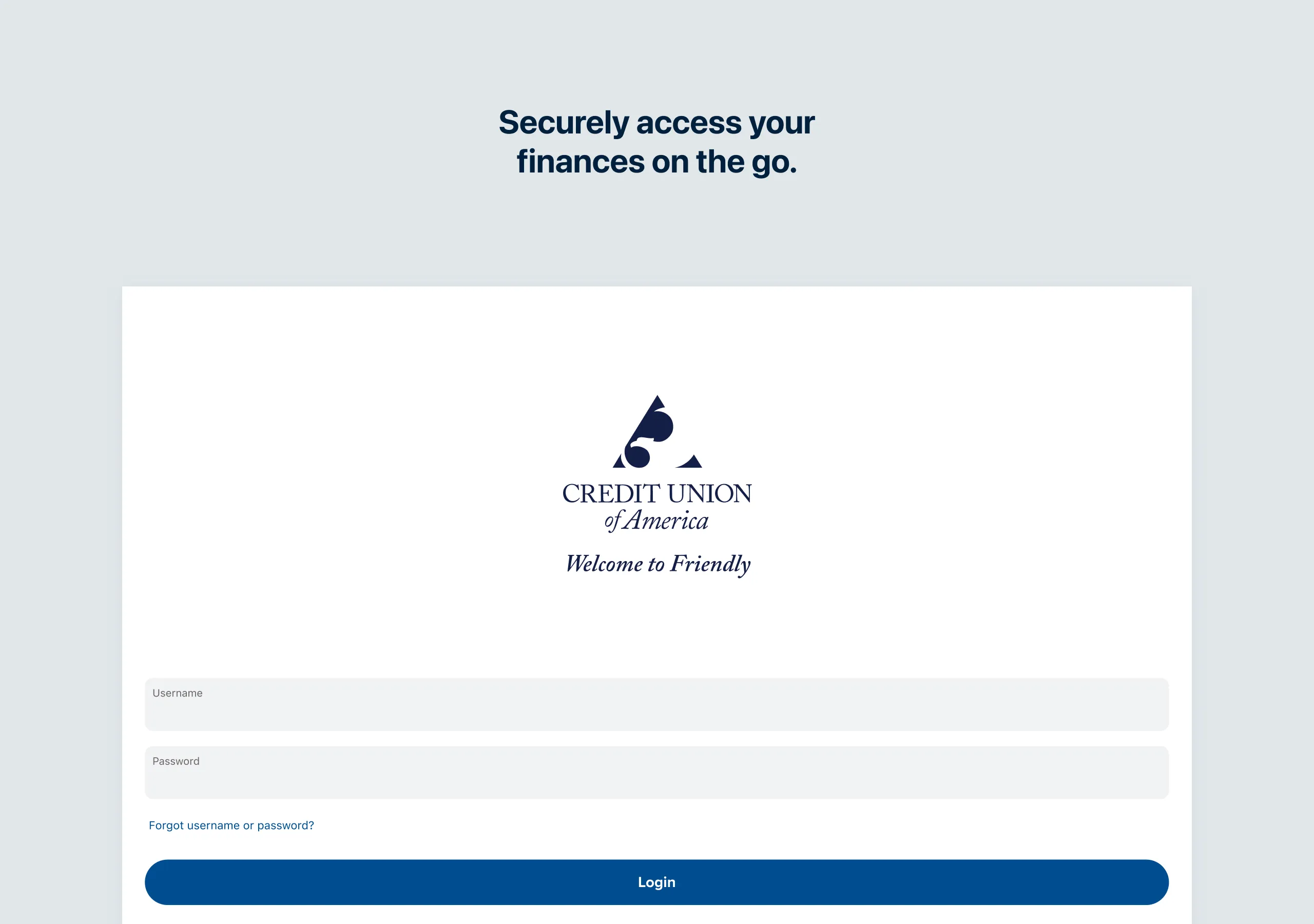 Credit Union of America | Indus Appstore | Screenshot