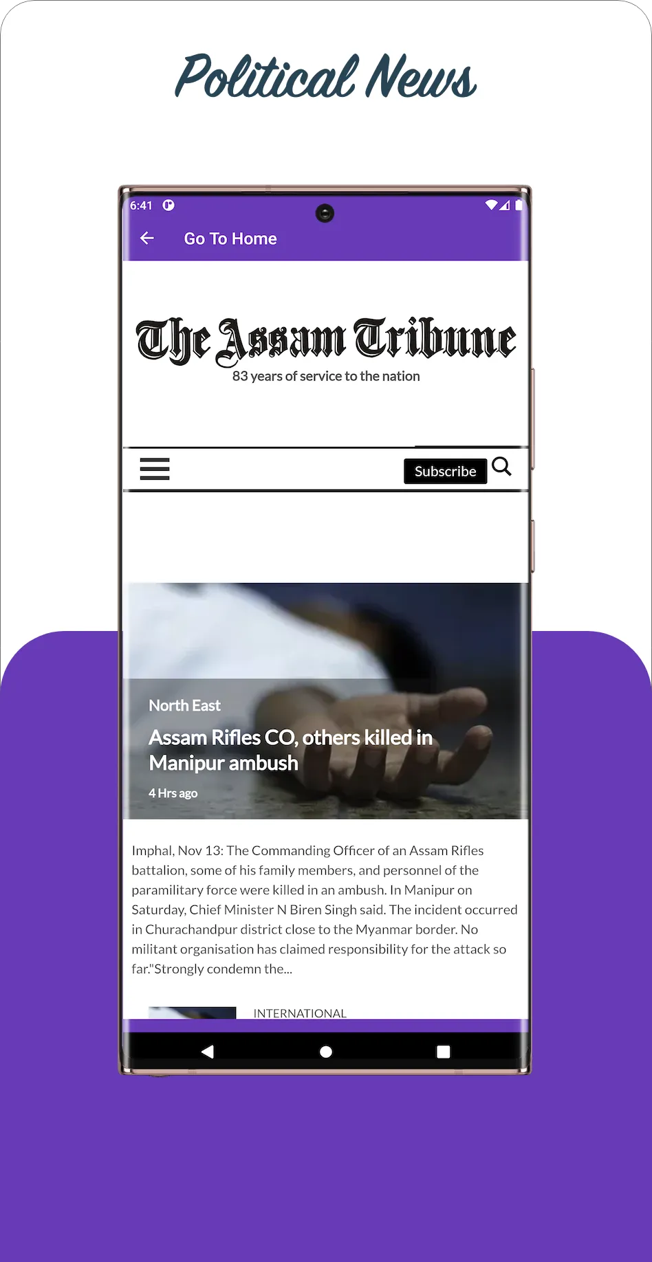 News Today24 Assamese | Indus Appstore | Screenshot