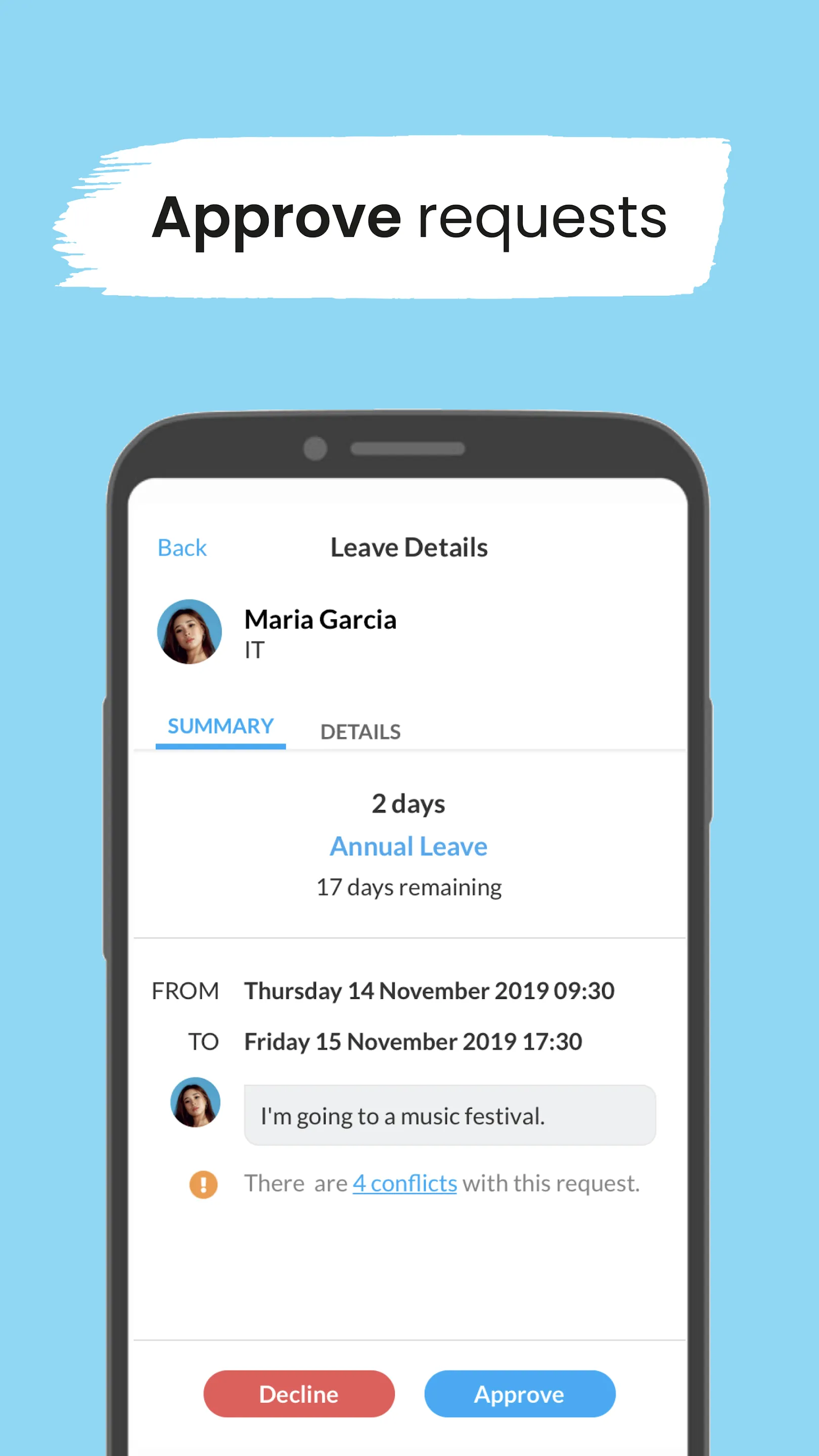 Leave Dates - Staff Planner | Indus Appstore | Screenshot