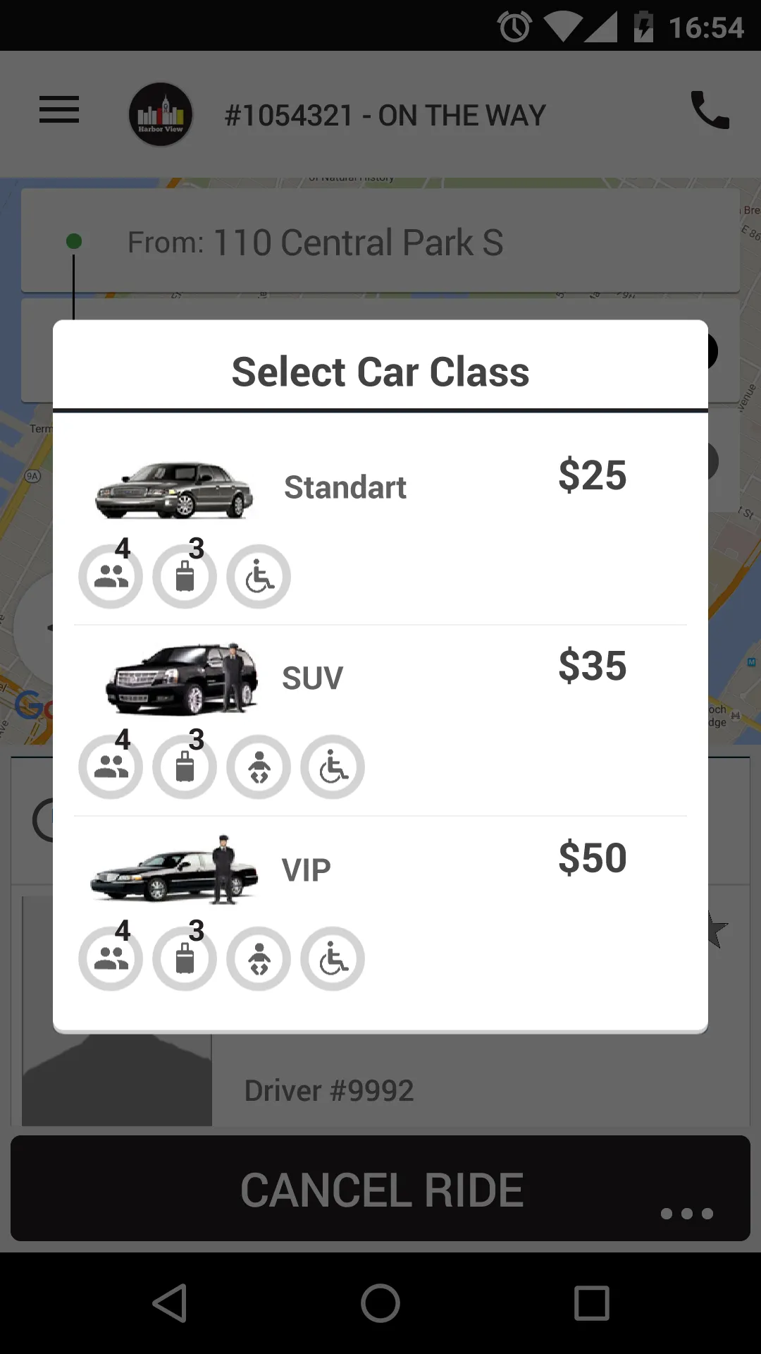 Harbor View Car Service | Indus Appstore | Screenshot