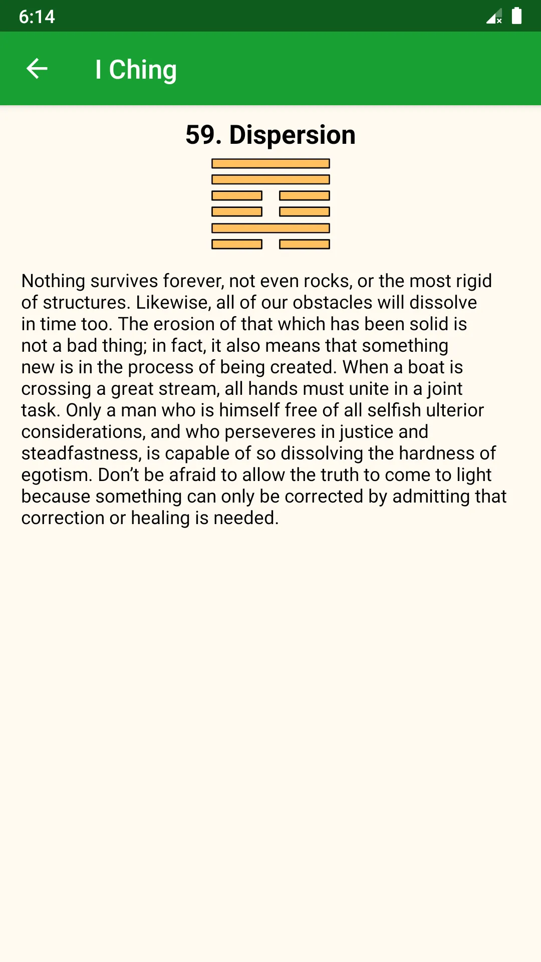 IChing Book of Changes | Indus Appstore | Screenshot