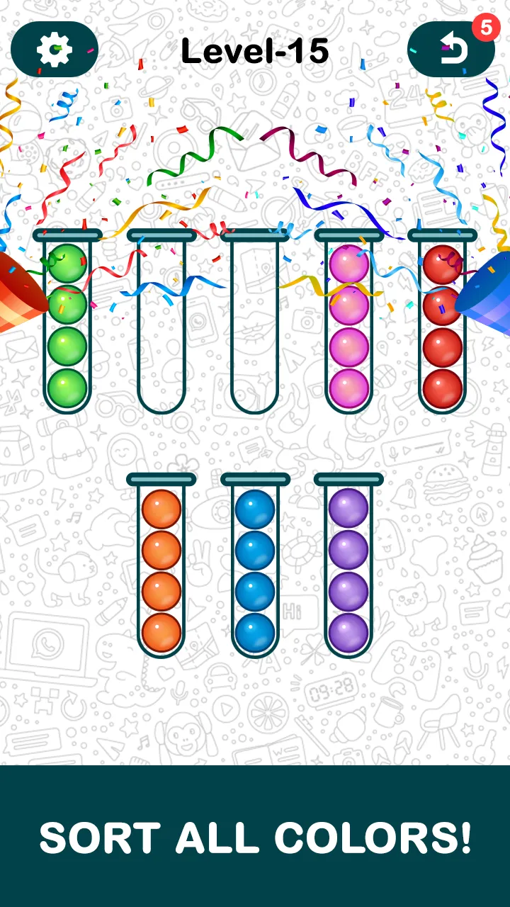 Ball sort puzzle - number sort | Indus Appstore | Screenshot