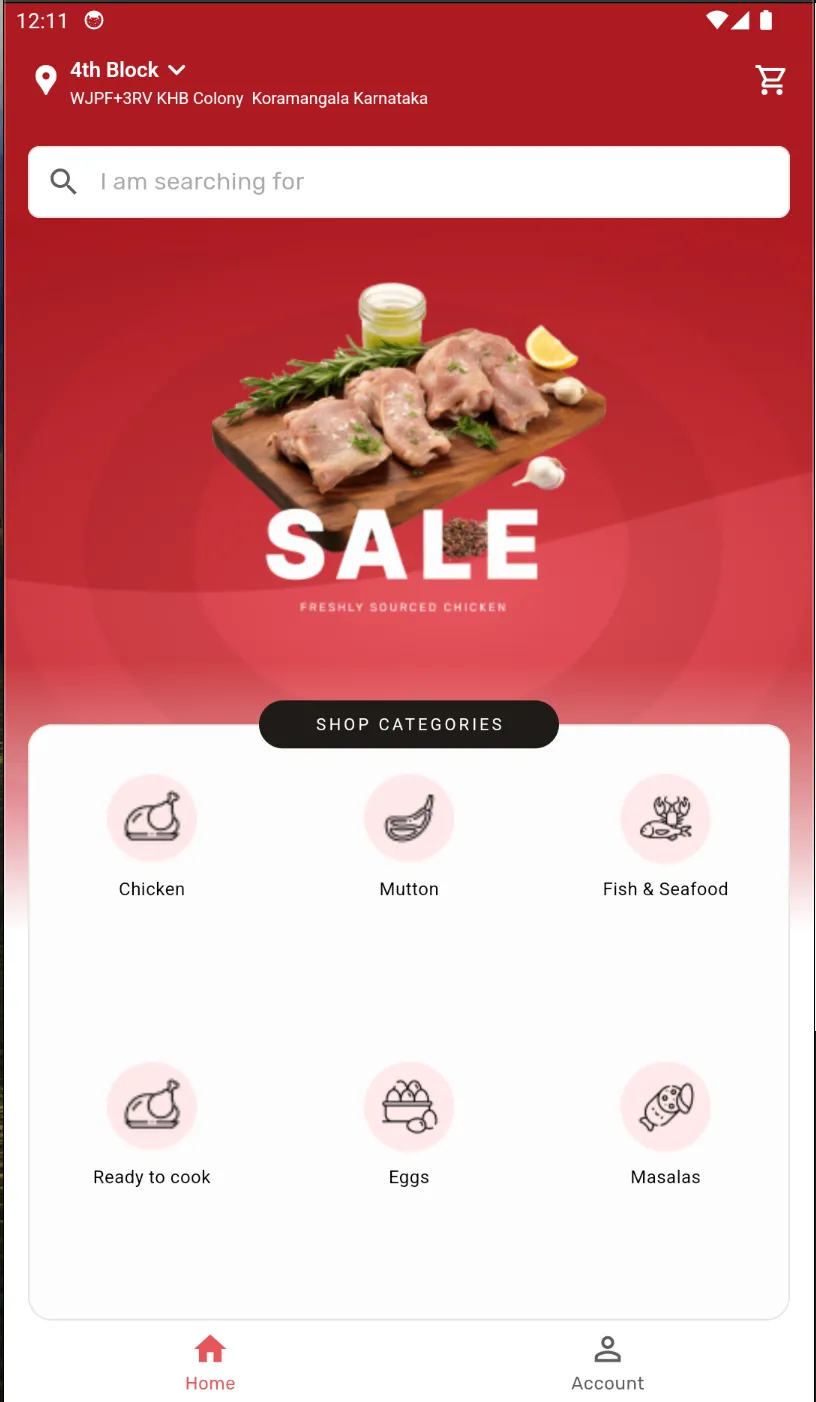 ChopServe: Fresh Meat & Fish | Indus Appstore | Screenshot