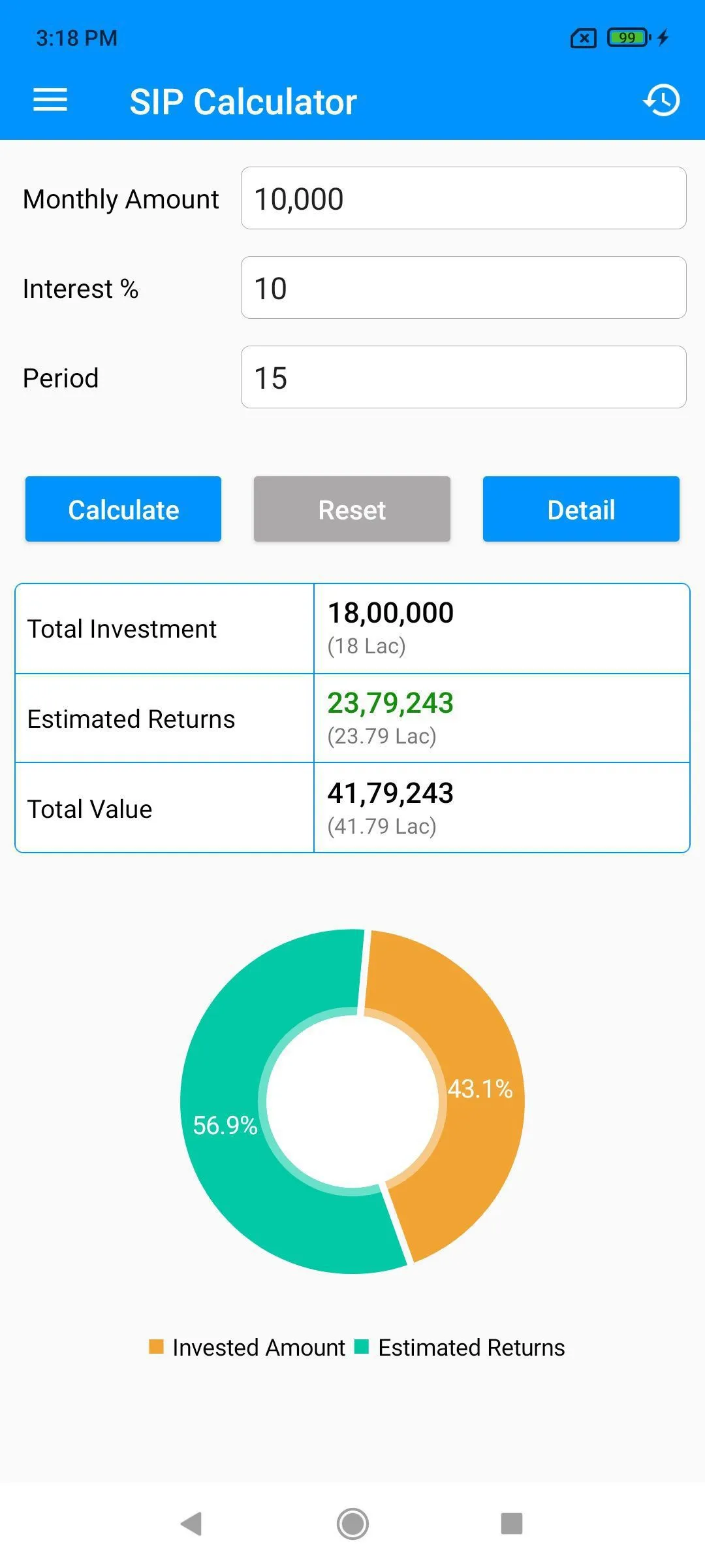 Financial Calculator | Indus Appstore | Screenshot